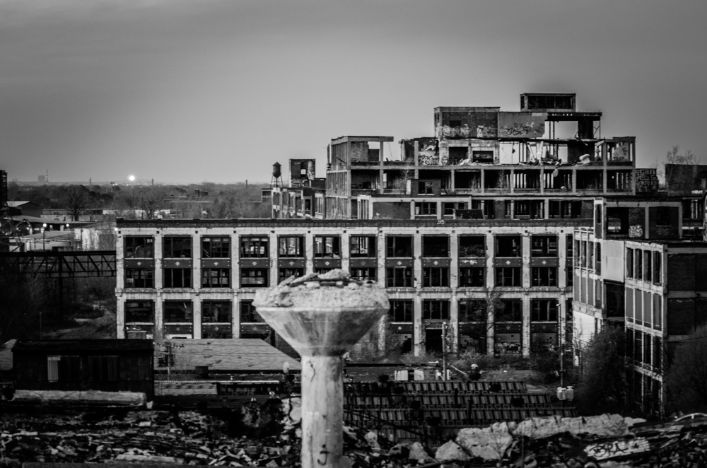 Packard Plant from roof