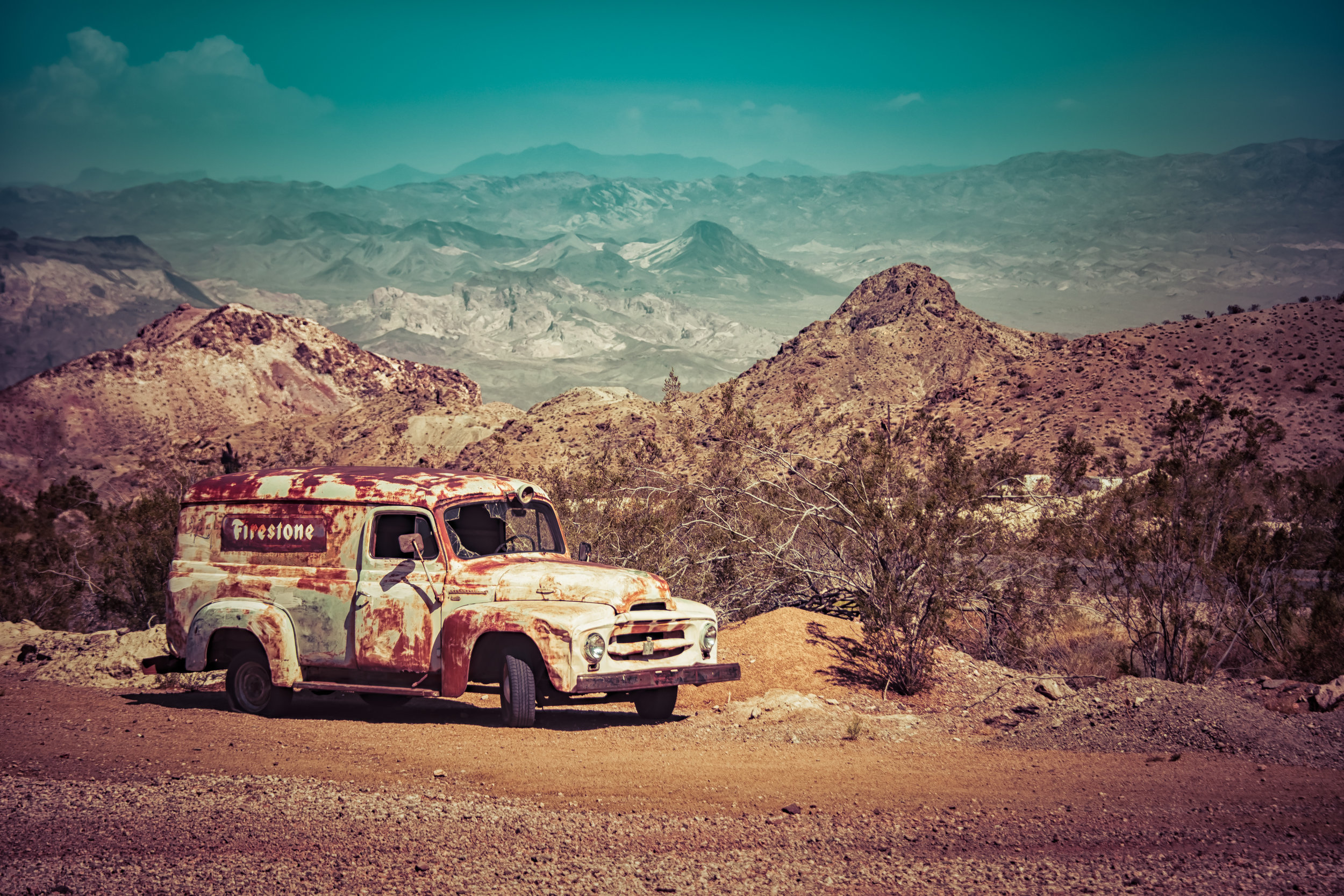 Old Truck in the Mountains