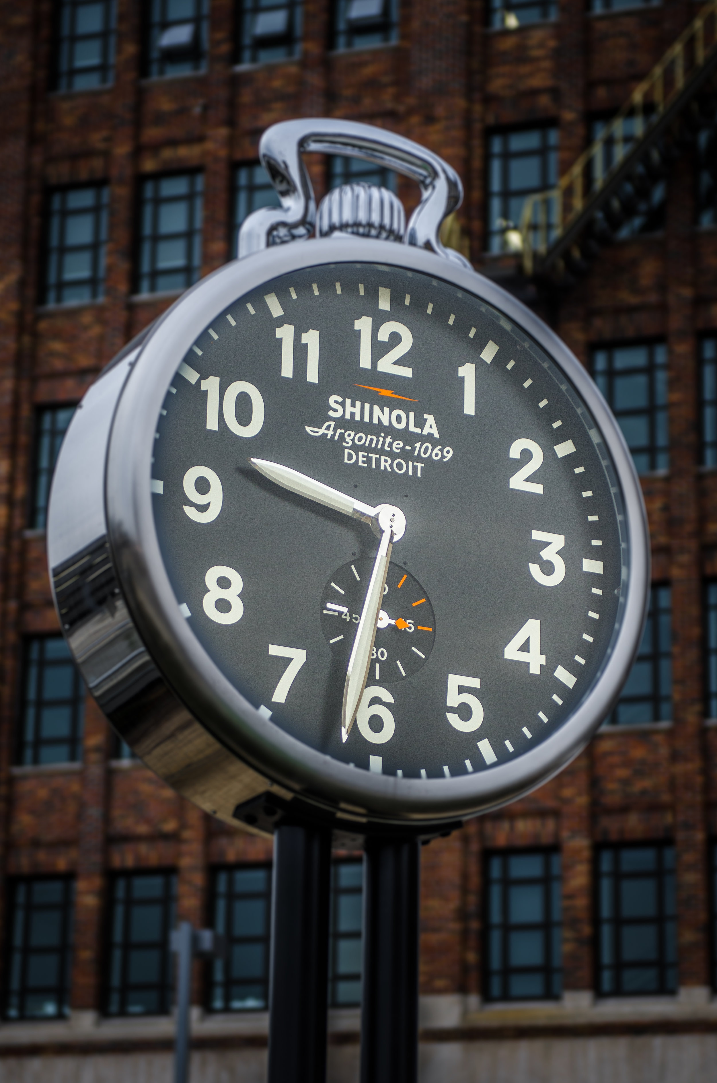 Shinola Clock Cass and Milwaukee