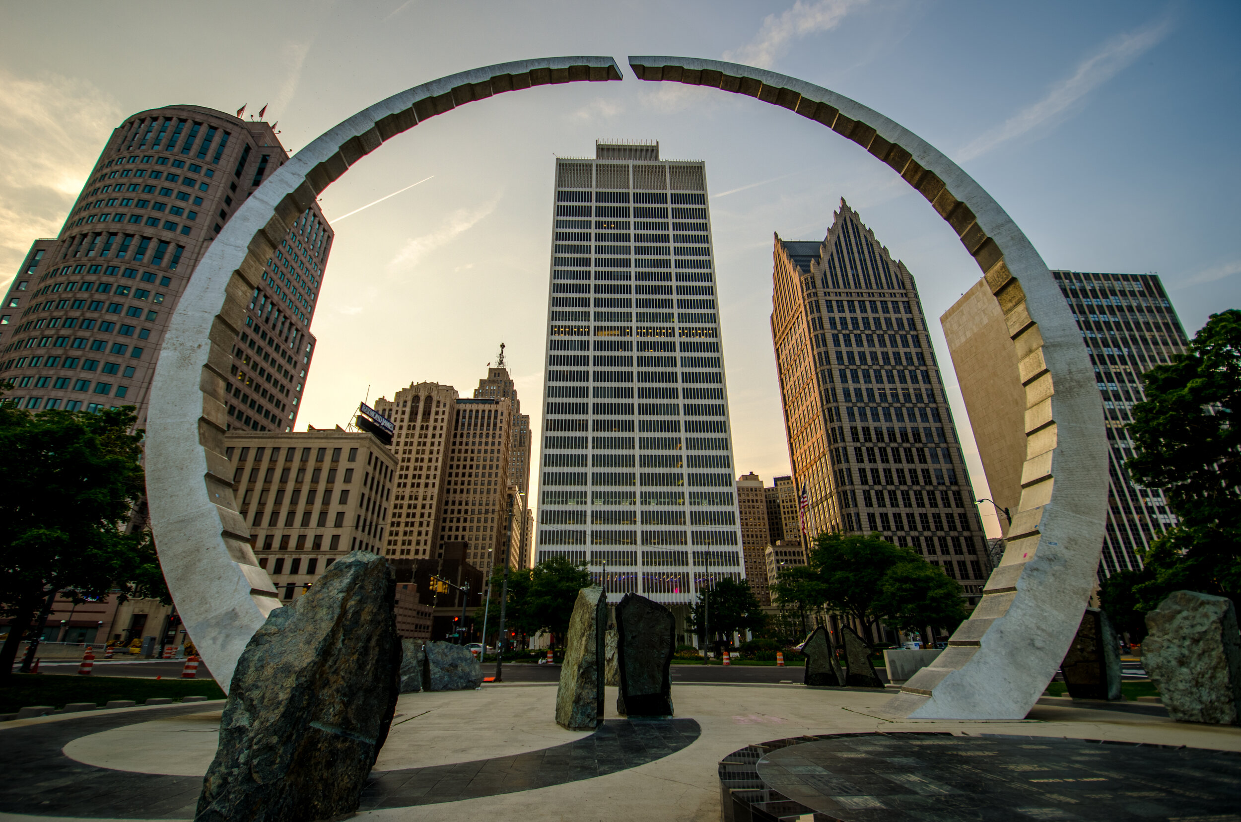 Detroit's Hart Plaza