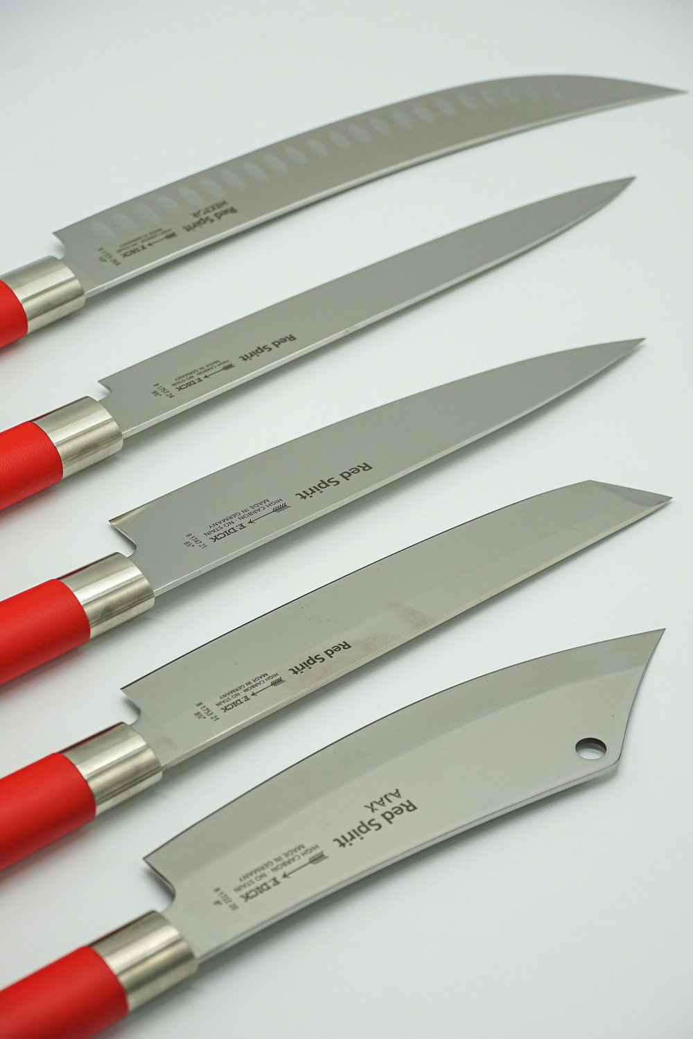 konservativ New Zealand liner Red Sprit Vegetable Knife (7") — MEE-CHef