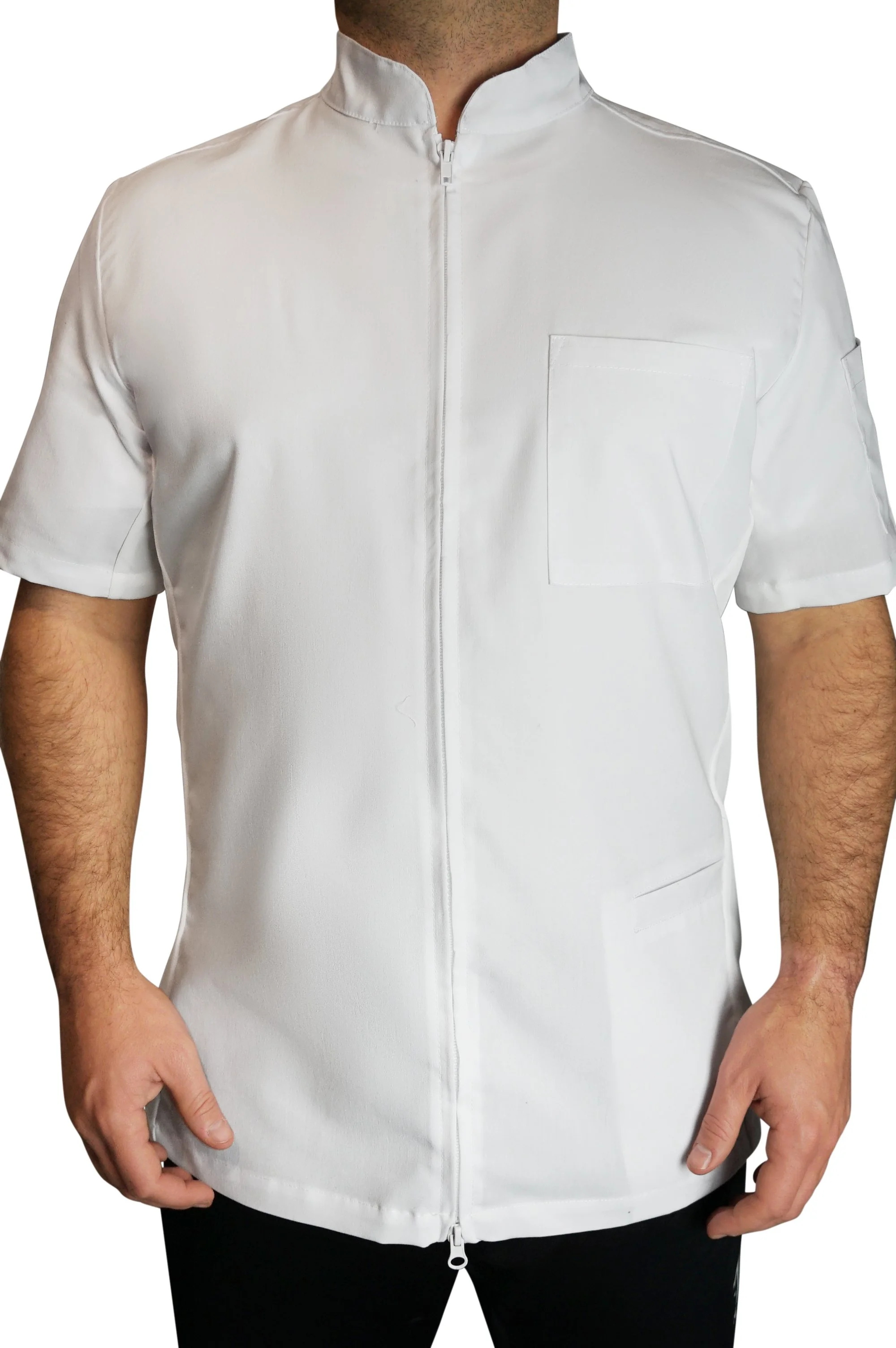 MEE-CHEF_Mario_Short_sleeve_zipper_chef_jacket_1.jpg