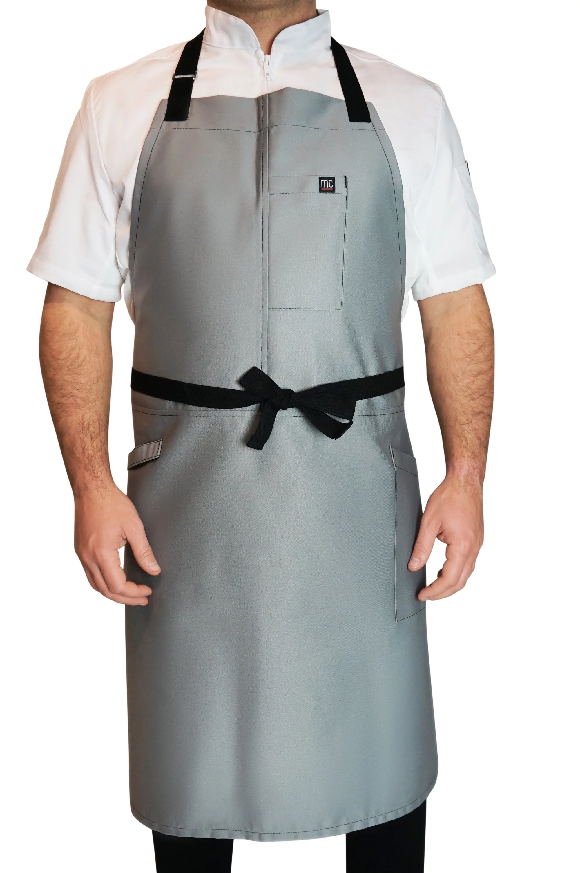 Grey 3 Panel Apron