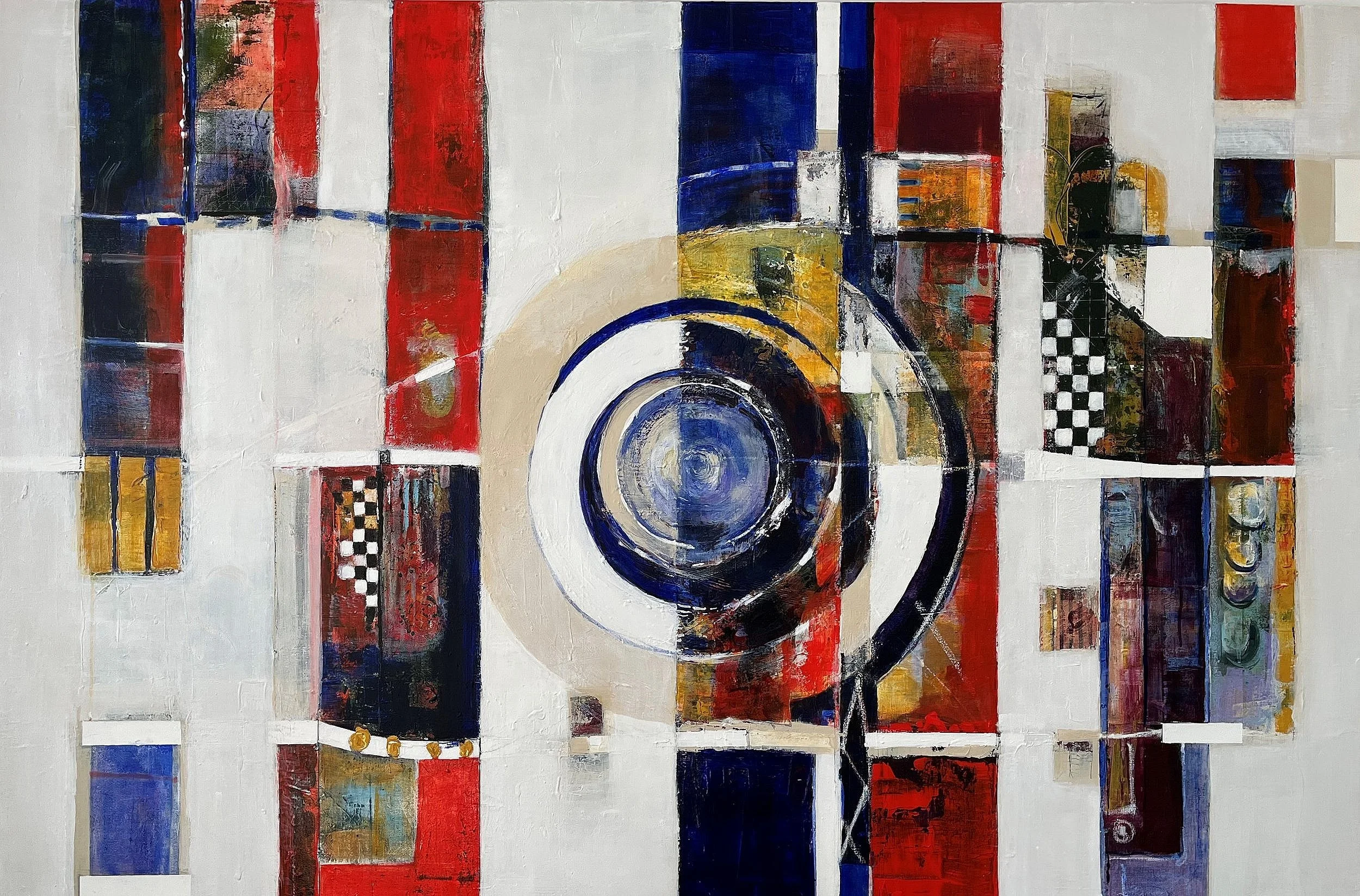 Acrylic On Canvas Lubna Mousa