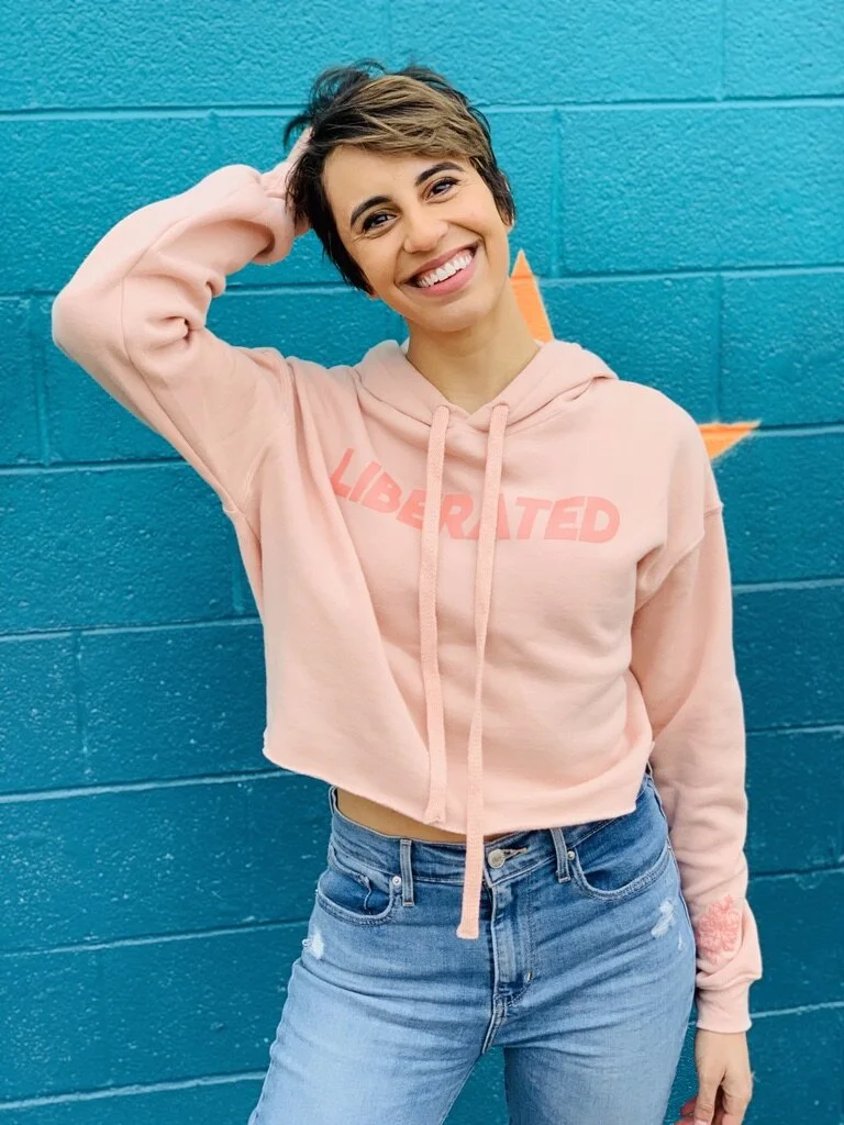 Ultra-Soft Liberated Cropped Hoodie