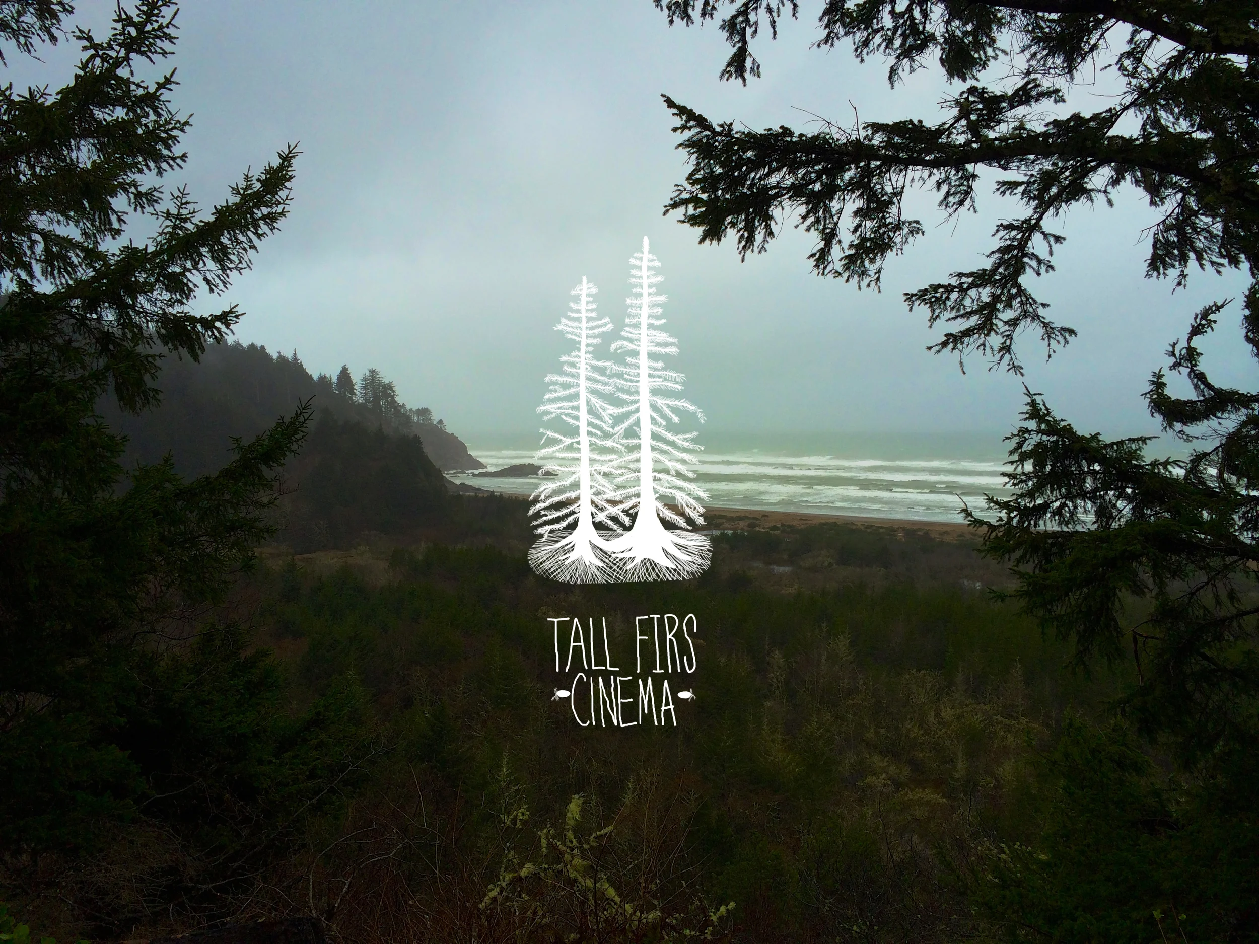 Alternate version of the Tall Firs Cinema logo.