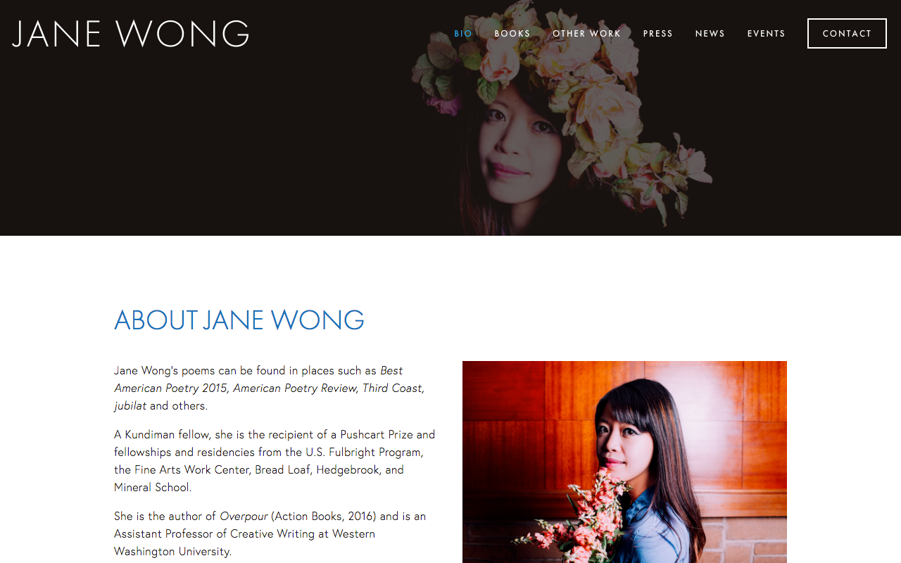 Illustration & website created for Jane Wong: http://janewongwriter.com
