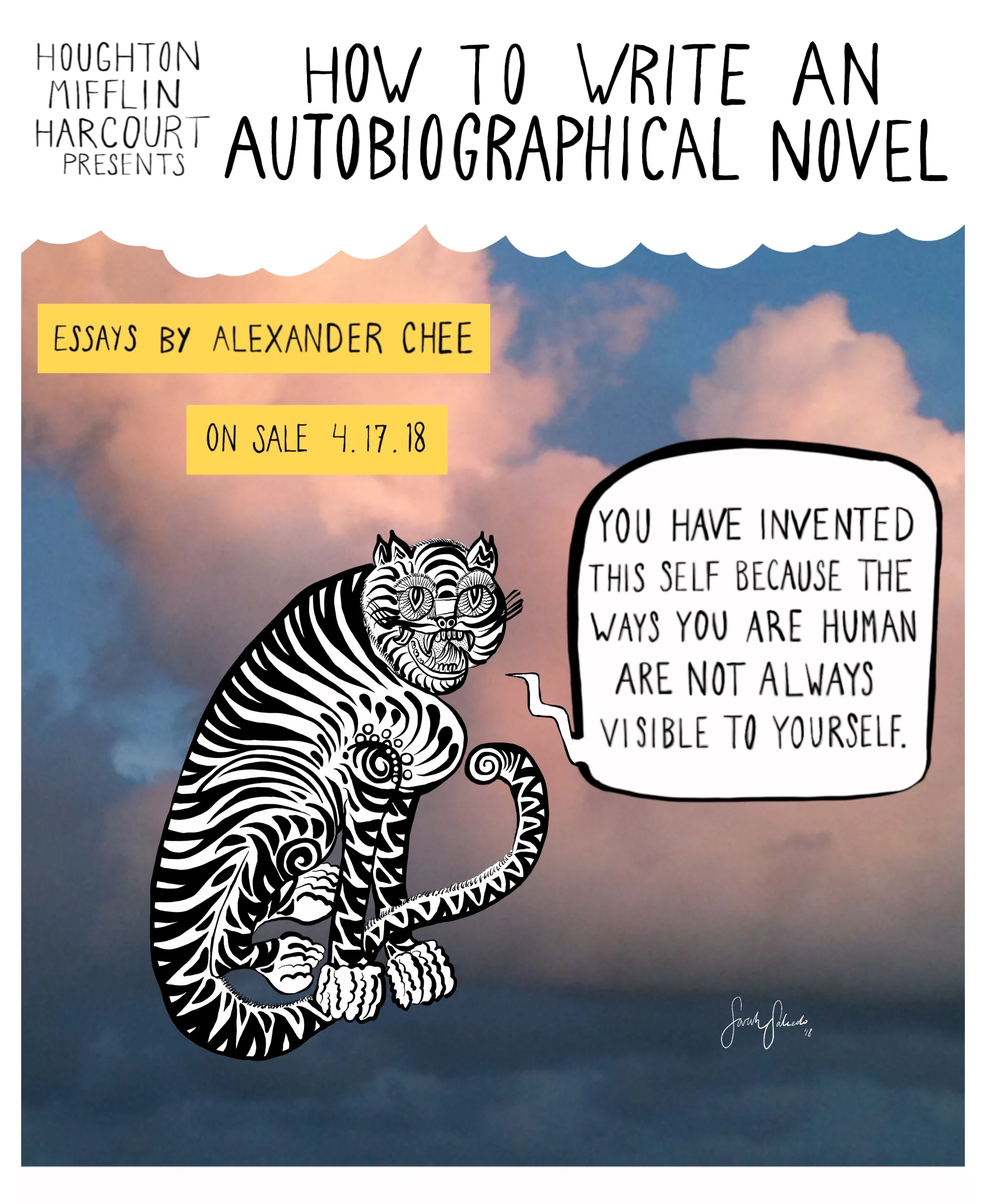 Art Commissioned for Alexander Chee 's promotion of How to Write an Autobiographical Novel