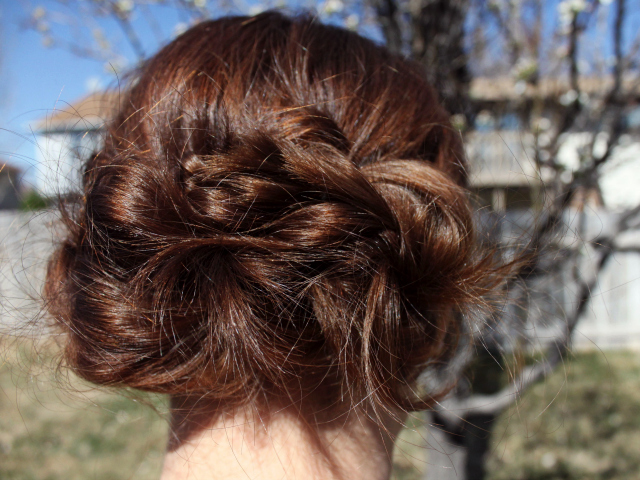 Chignon Updo Back View | A Dash of Salter
