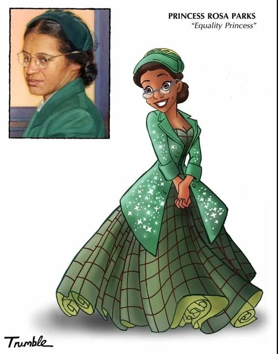 Okay, this is just Tiana all growed up.