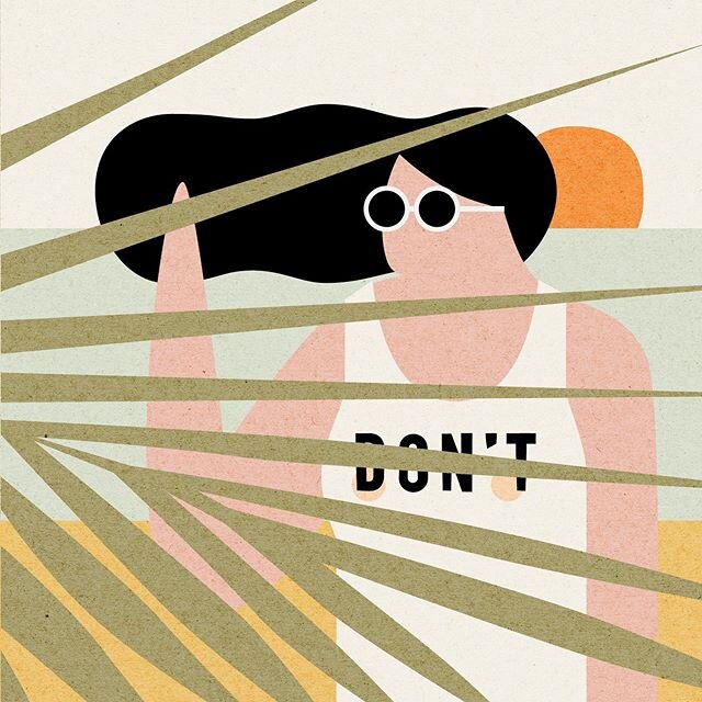 I&rsquo;ve decided my summer wardrobe is not going to include bras and I don&rsquo;t want to hear anything about it ✌🏼
*
*
*
#womenofIllustration #illustration #illustrations #illustratoroninstagram #illustragram #drawingoftheday #artdiscover #illus