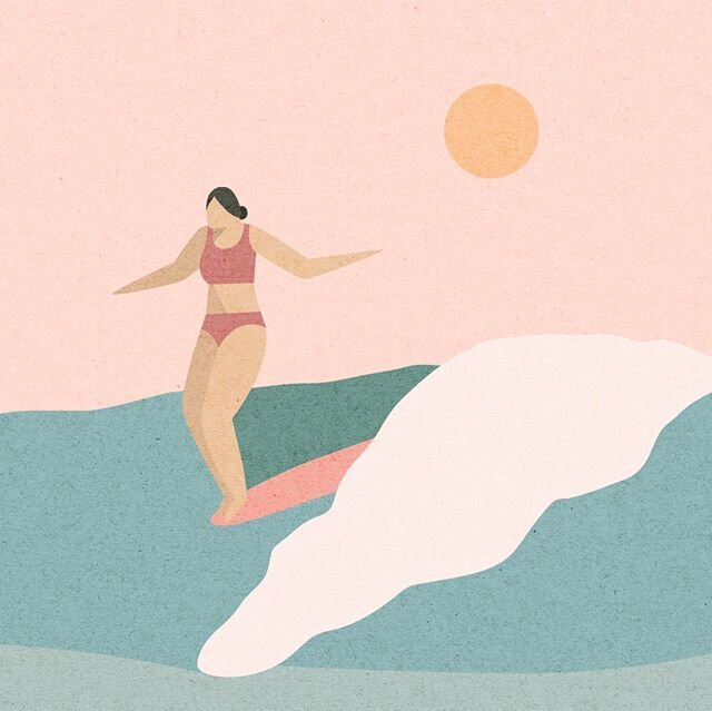 Water sign 🌊
*
*
Just a girl surfing, because my brain needed a break and  water soothes me.
*
*
#womenofIllustration #illustration #illustrations #illustratoroninstagram #illustragram #drawingoftheday #artdiscover #illustrationartists #illustration
