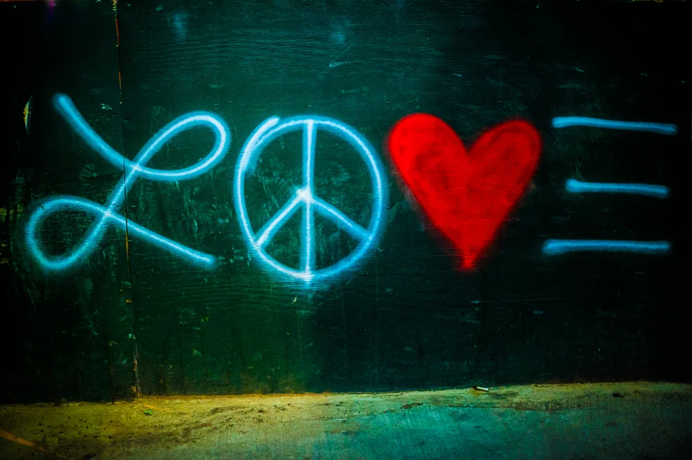 Love and Peace, West 28th Street ,NYC 2014