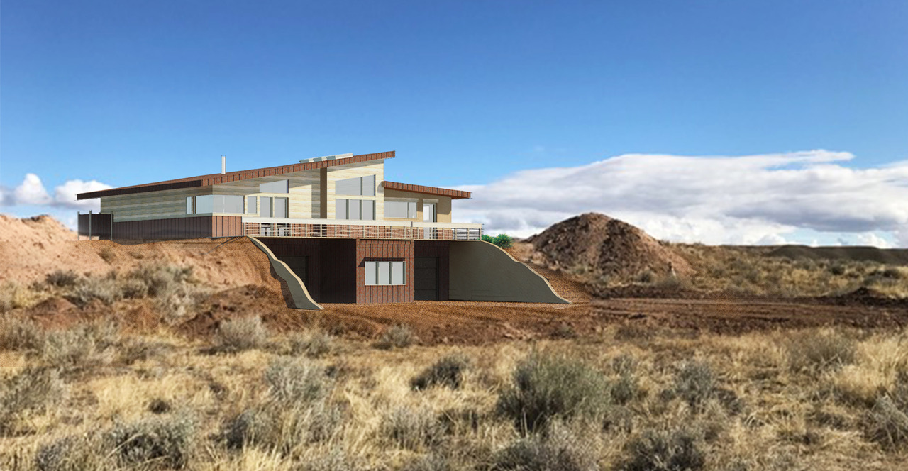 A 3D rendering of what the completed Crowheart project will look like.