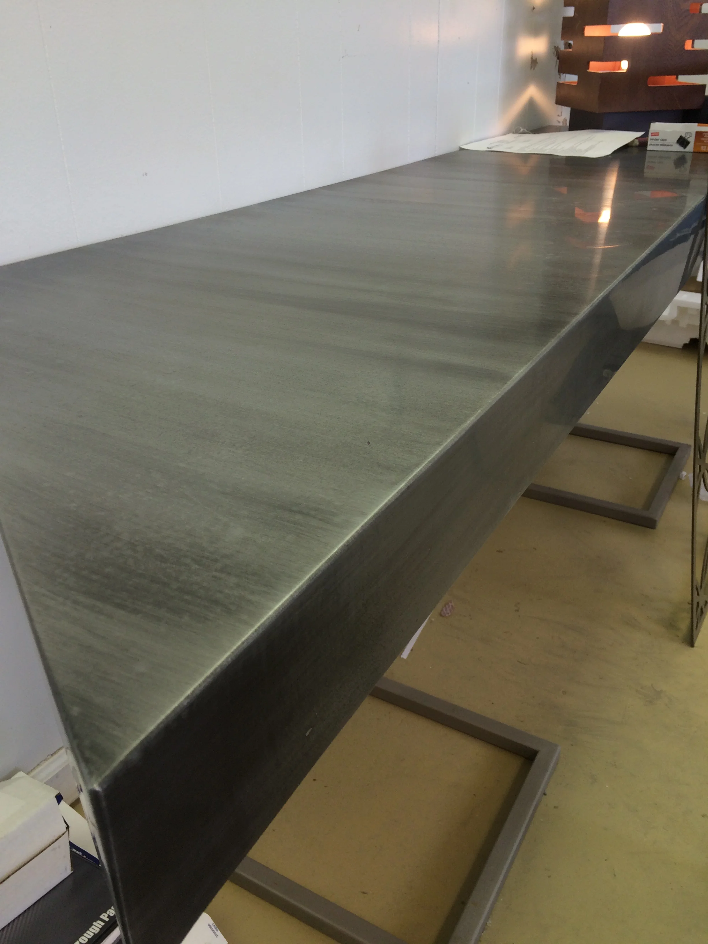 Zinc desk top