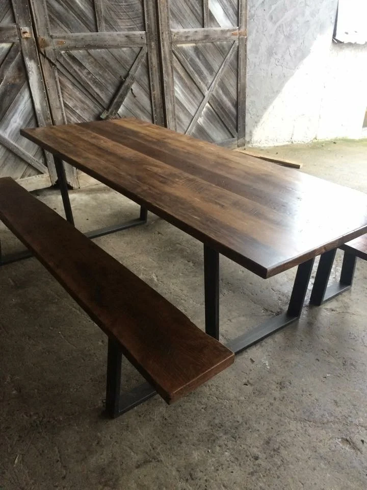 Custom table and bench legs