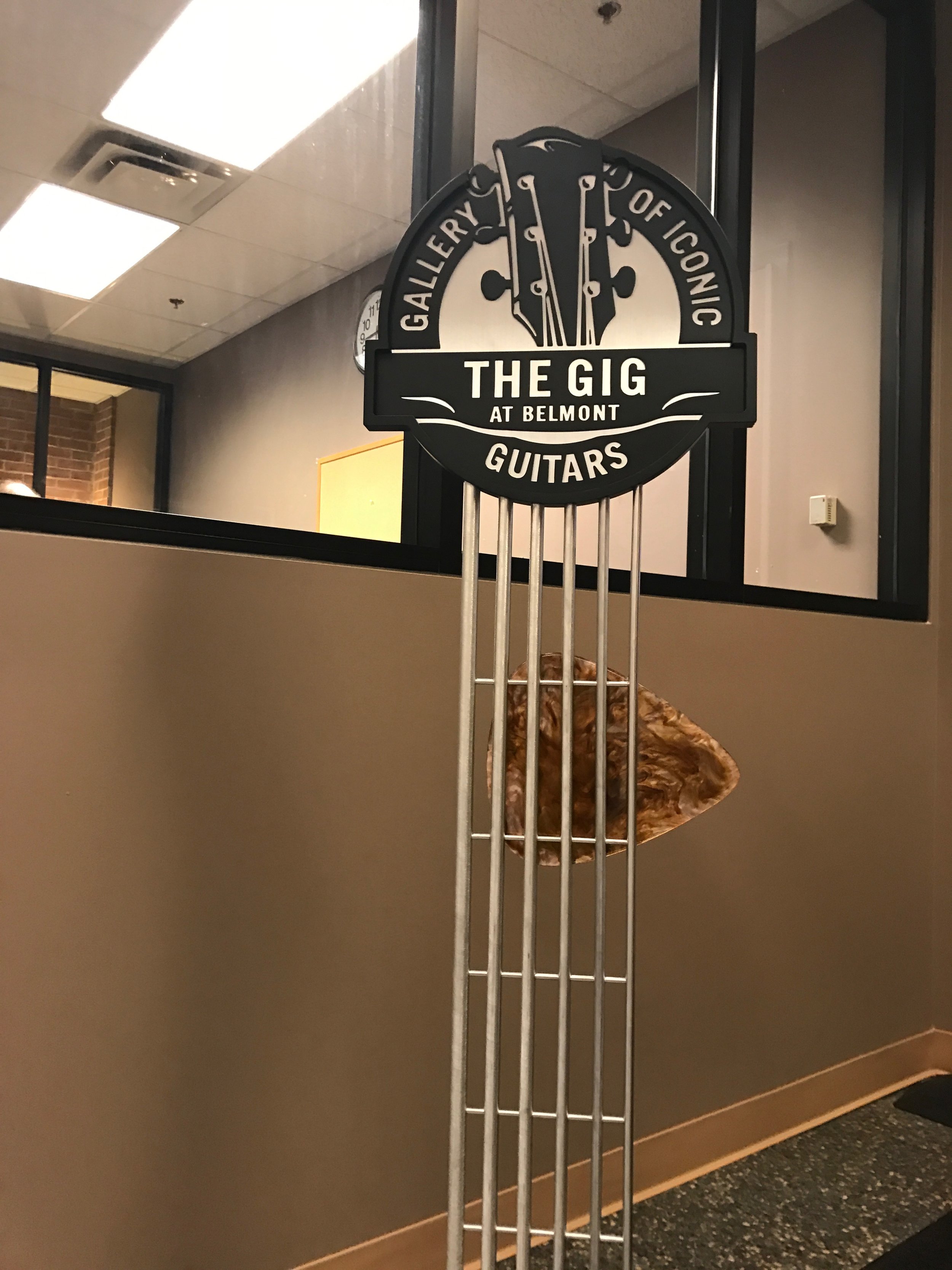 Belmont's "The Gig" Sign 