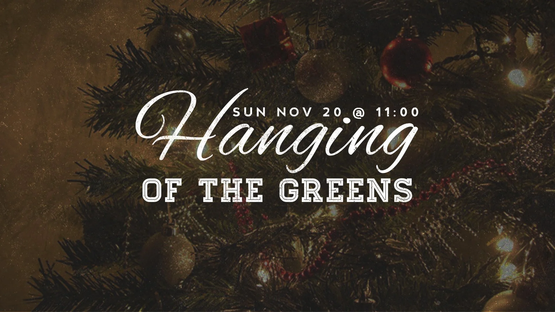 Hanging of the Greens — Navarre United Methodist Church