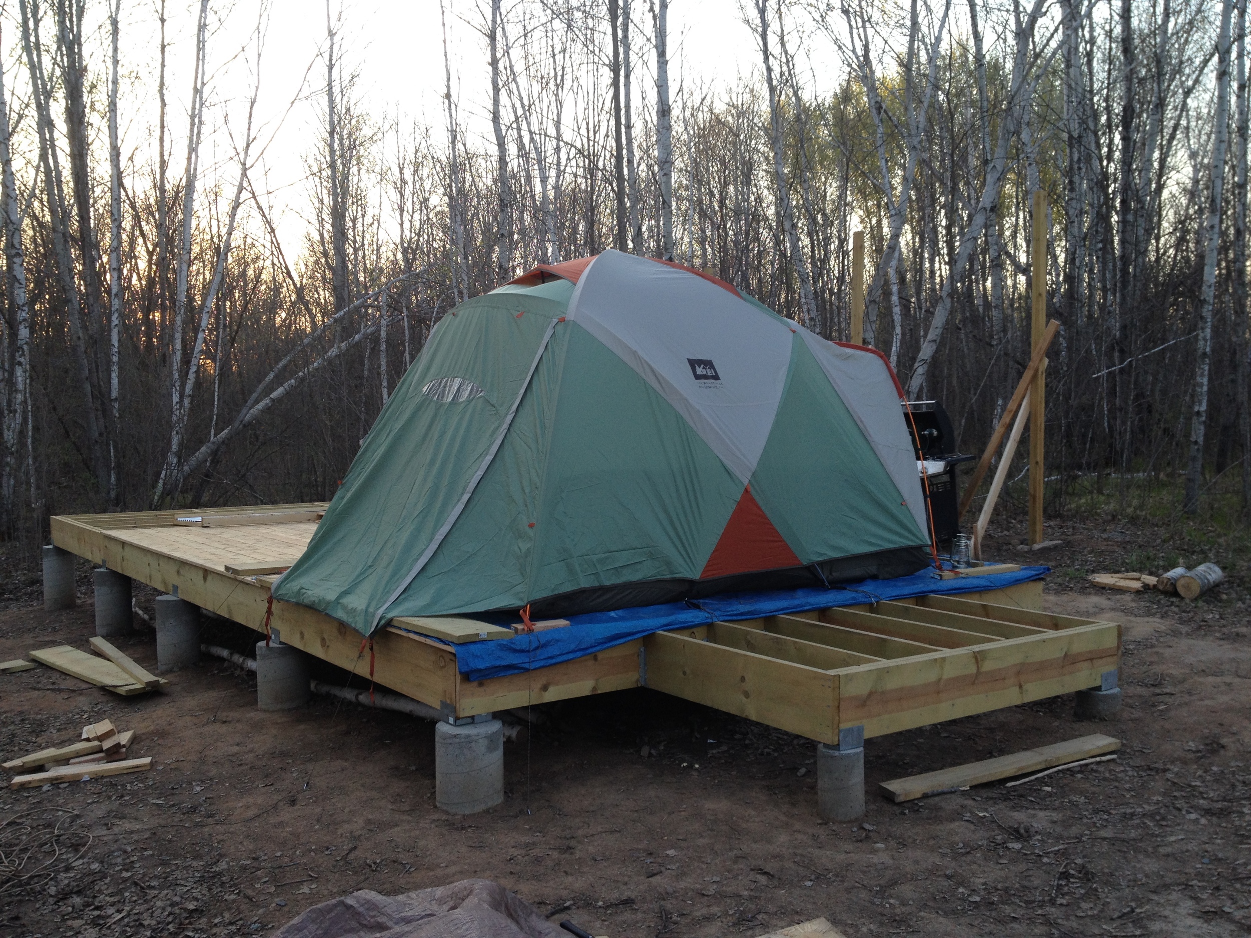 tenting