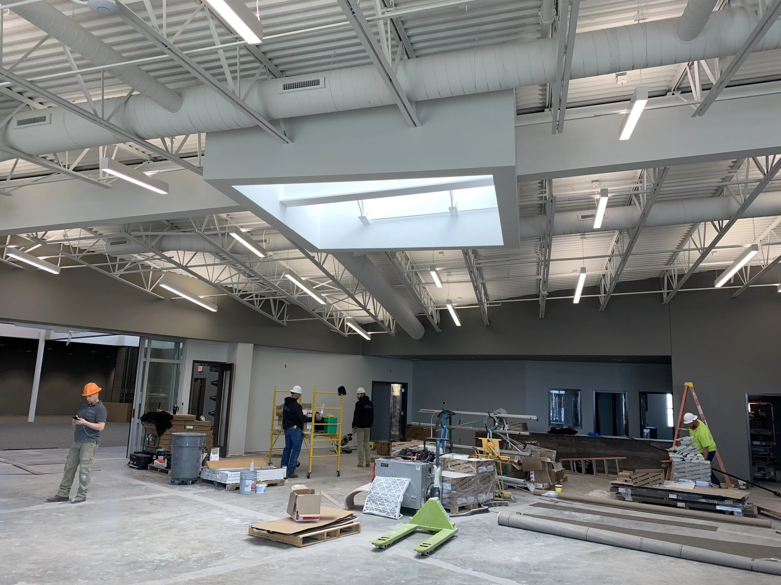 Elim Mission Church Construction - The Skylight