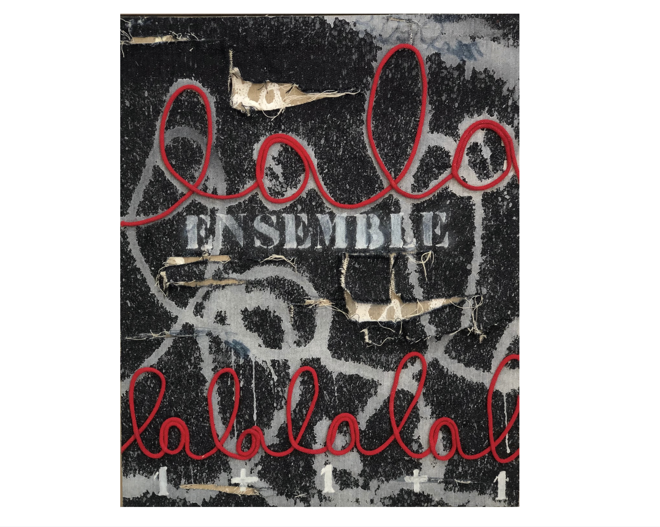 Ensemble, 1+1+1+ toi & moi (61x50 cm) *collab 1083*