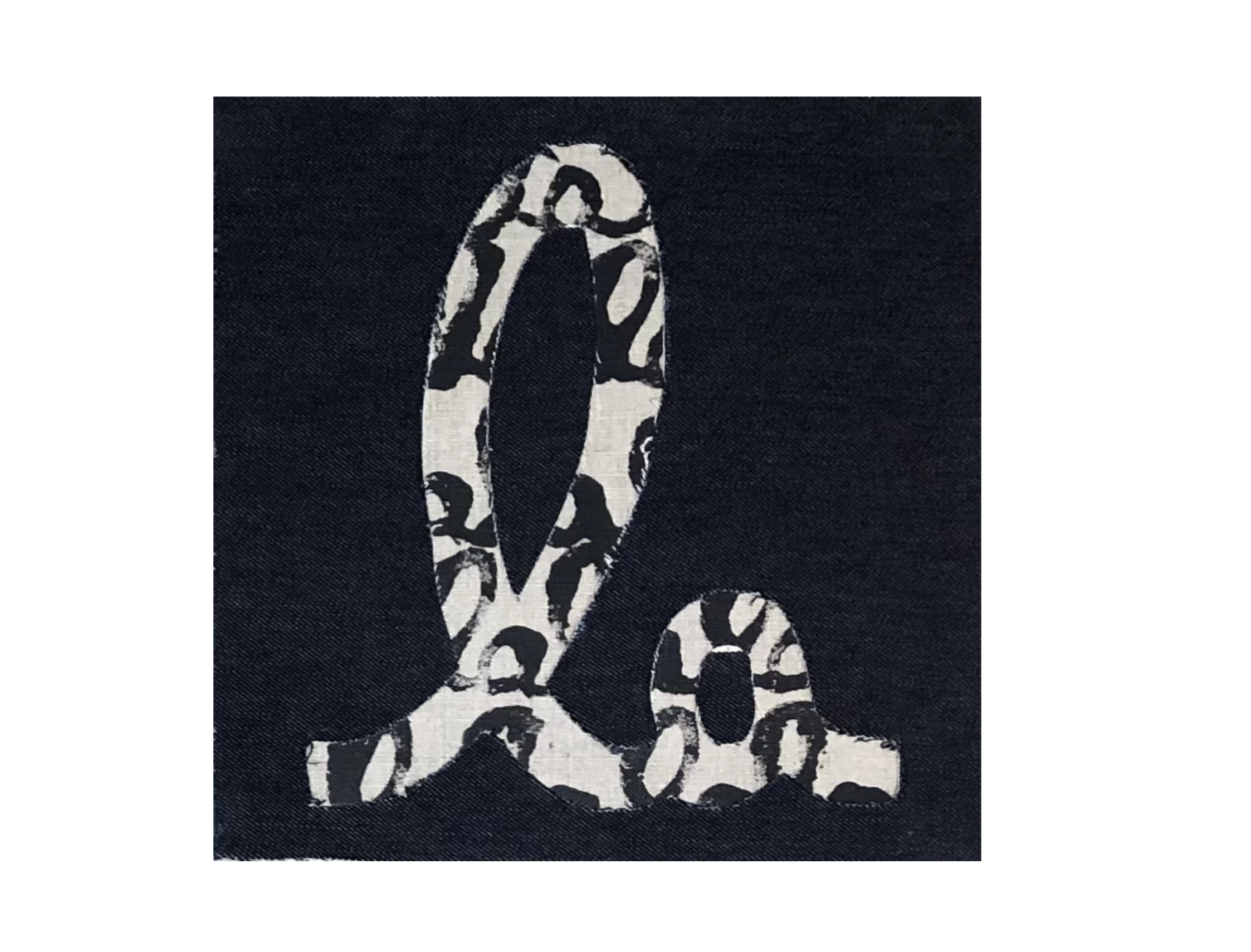Denim, la découpé (30x30 cm) *collab 1083*