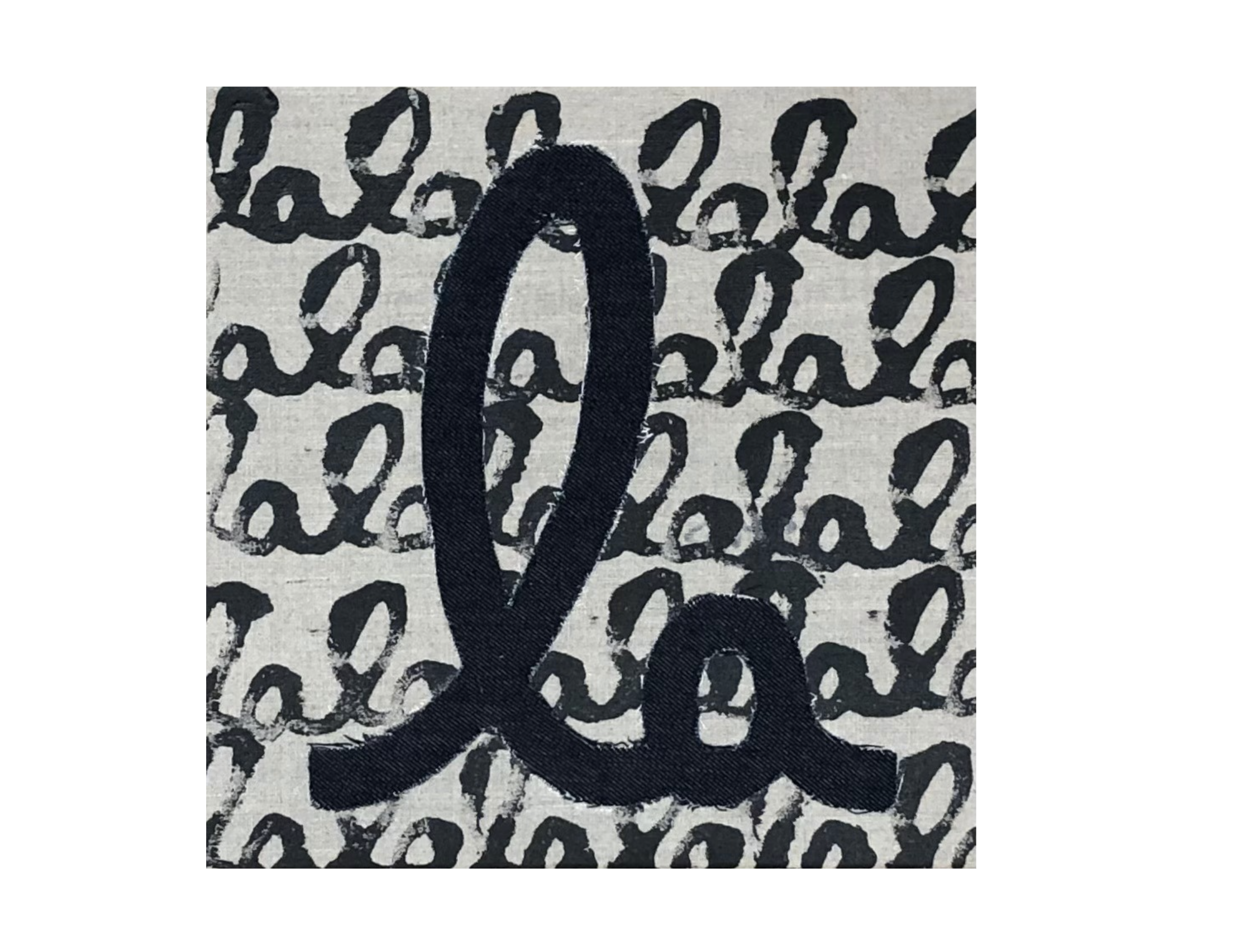 la positif, denim (30x30 cm) *collab 1083*