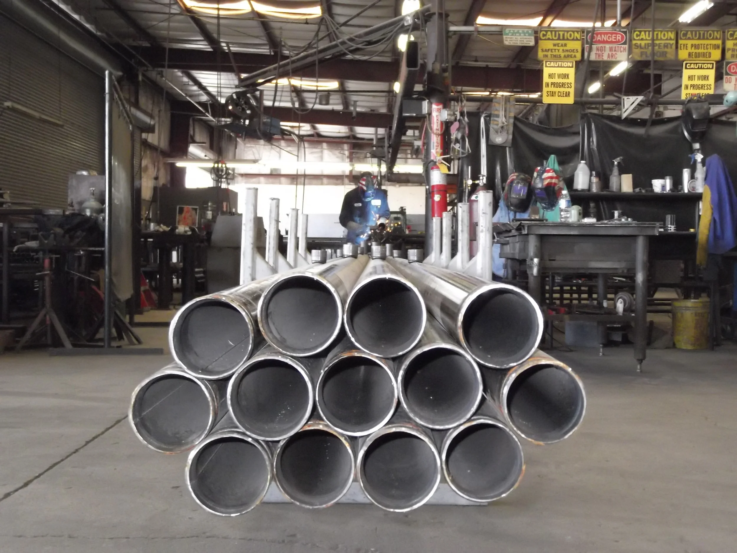 We cut groove: carbon steel/CPVC Sch 80/ductile iron pipe. We can thread or groove large quantities of pipe with our automatic threading equipment.