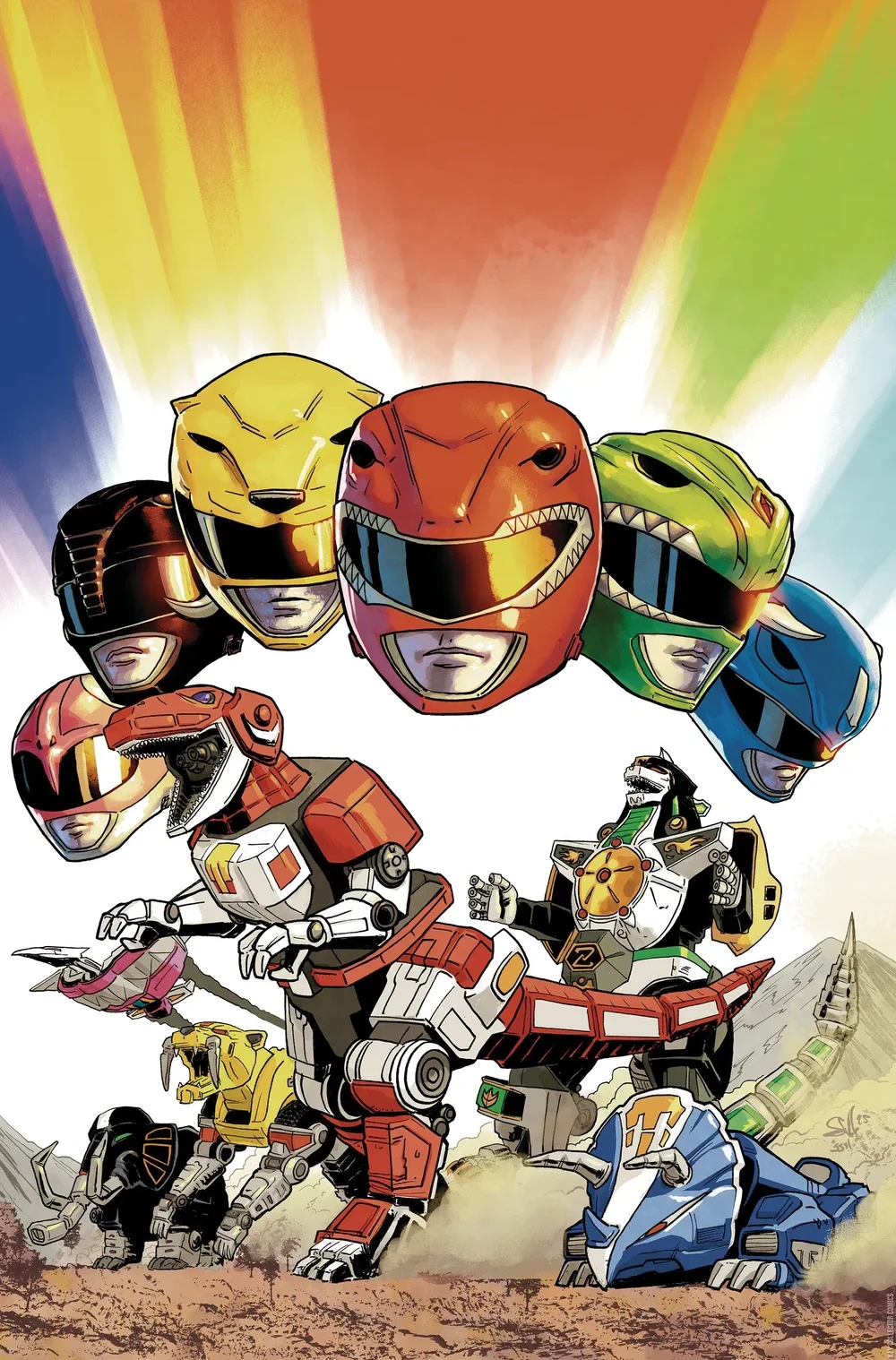 Mighty Morphin Power Rangers Zord Quest 1 Cover E