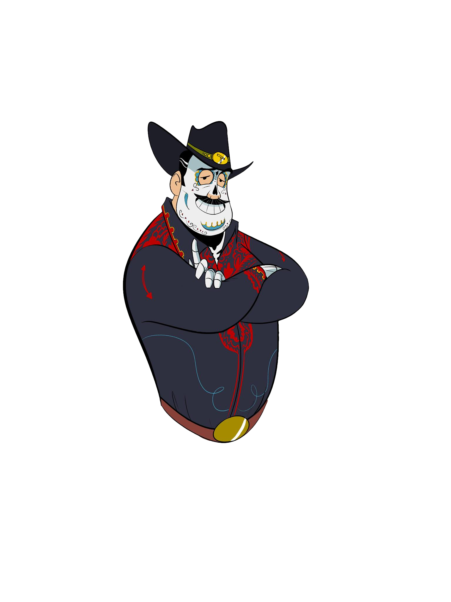 Tiburcio Day of Dead.png