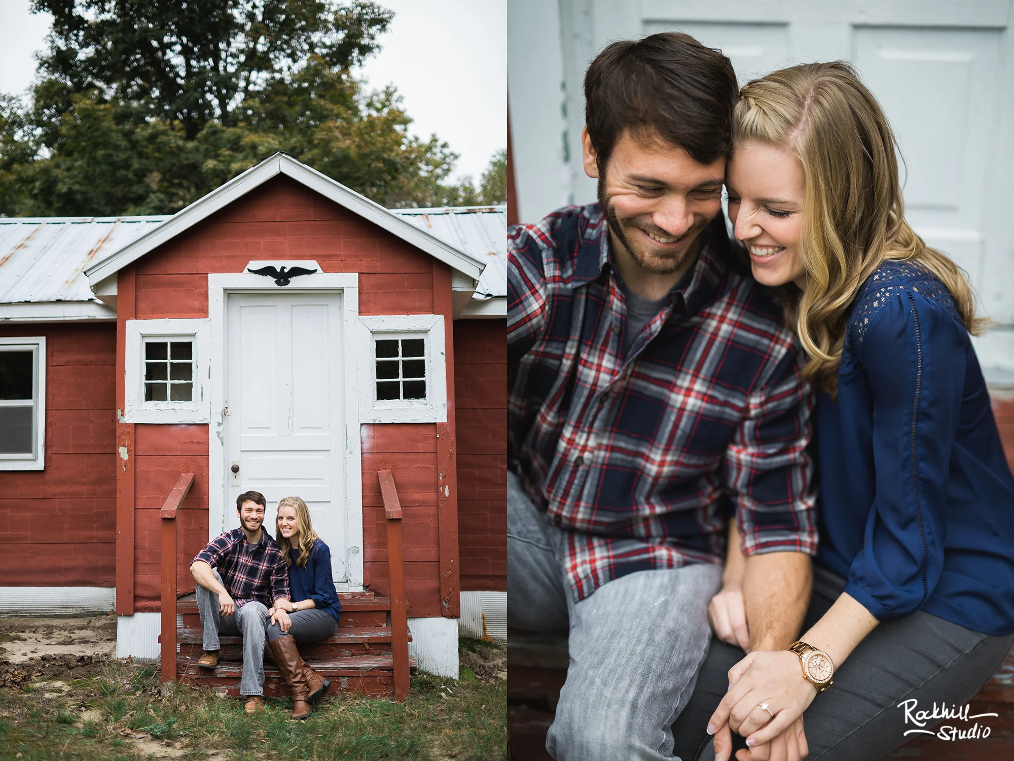 Rockhill Studio // Eric + Erica, A Newberry Michigan Fall Engagement