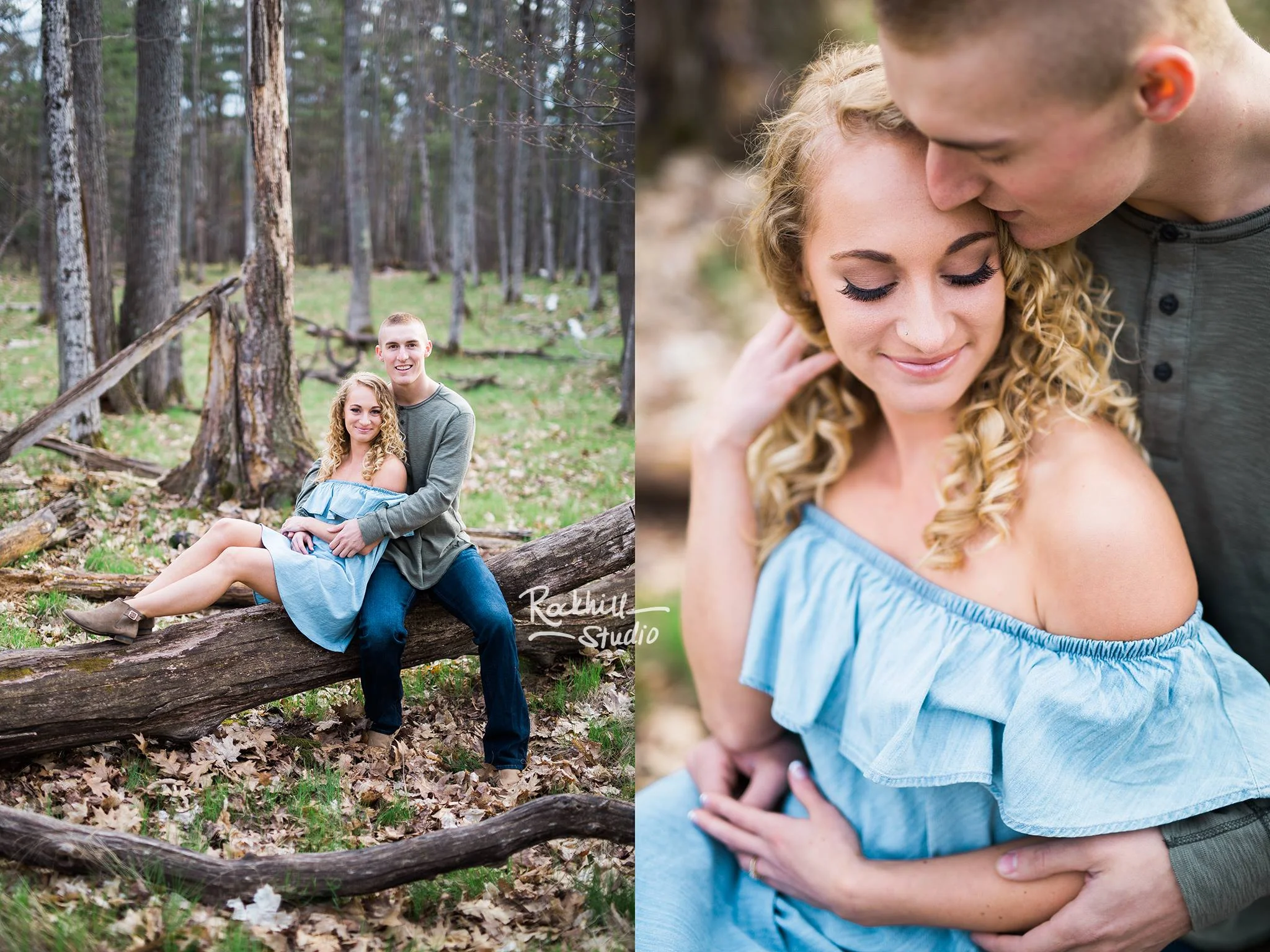 Marquette Michigan Engagement Photographer Rockhill Studio Upper Peninsula Wedding Photography Presque Isle Haley 