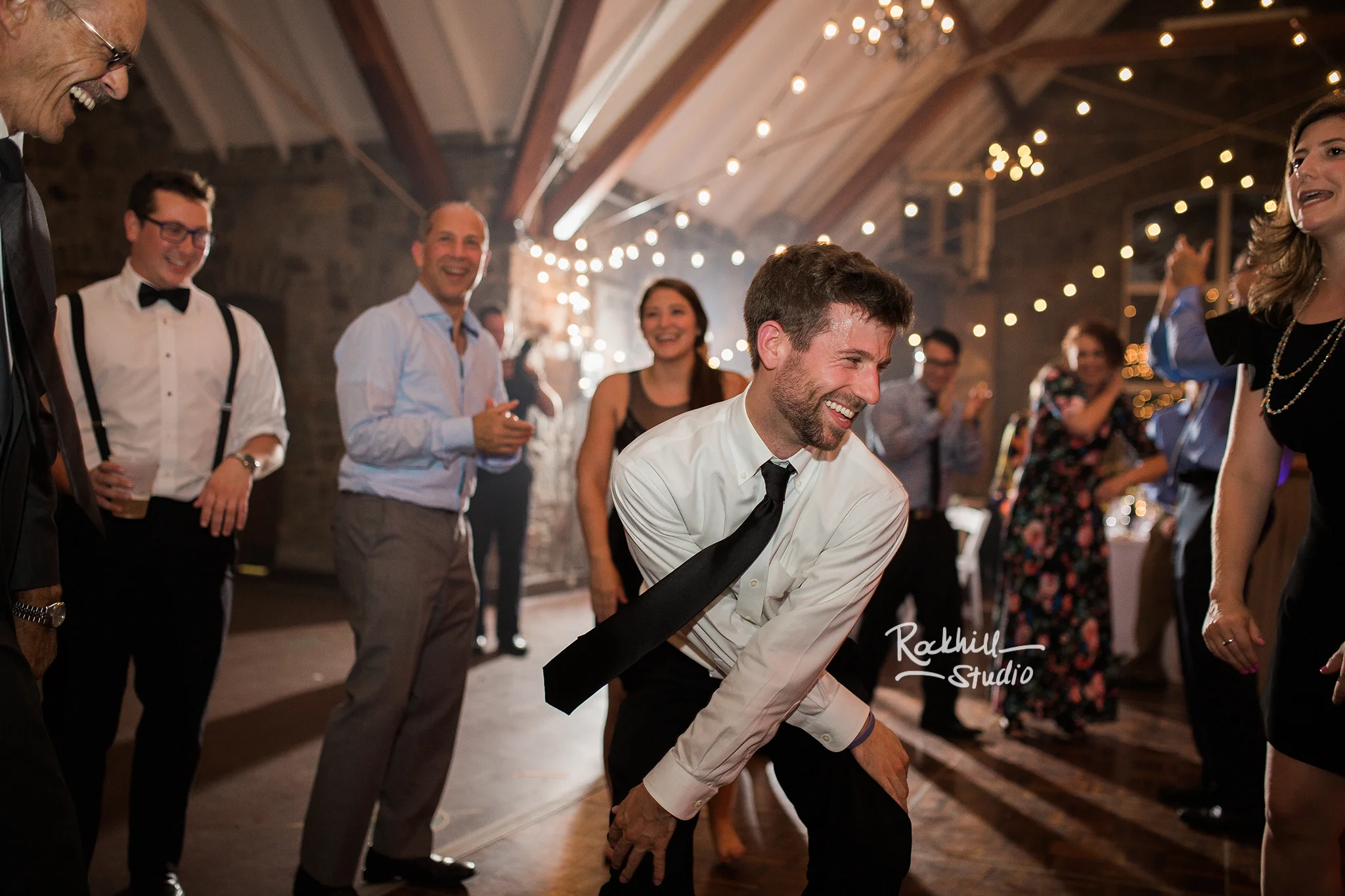 traverse city wedding photography reception guests dancing