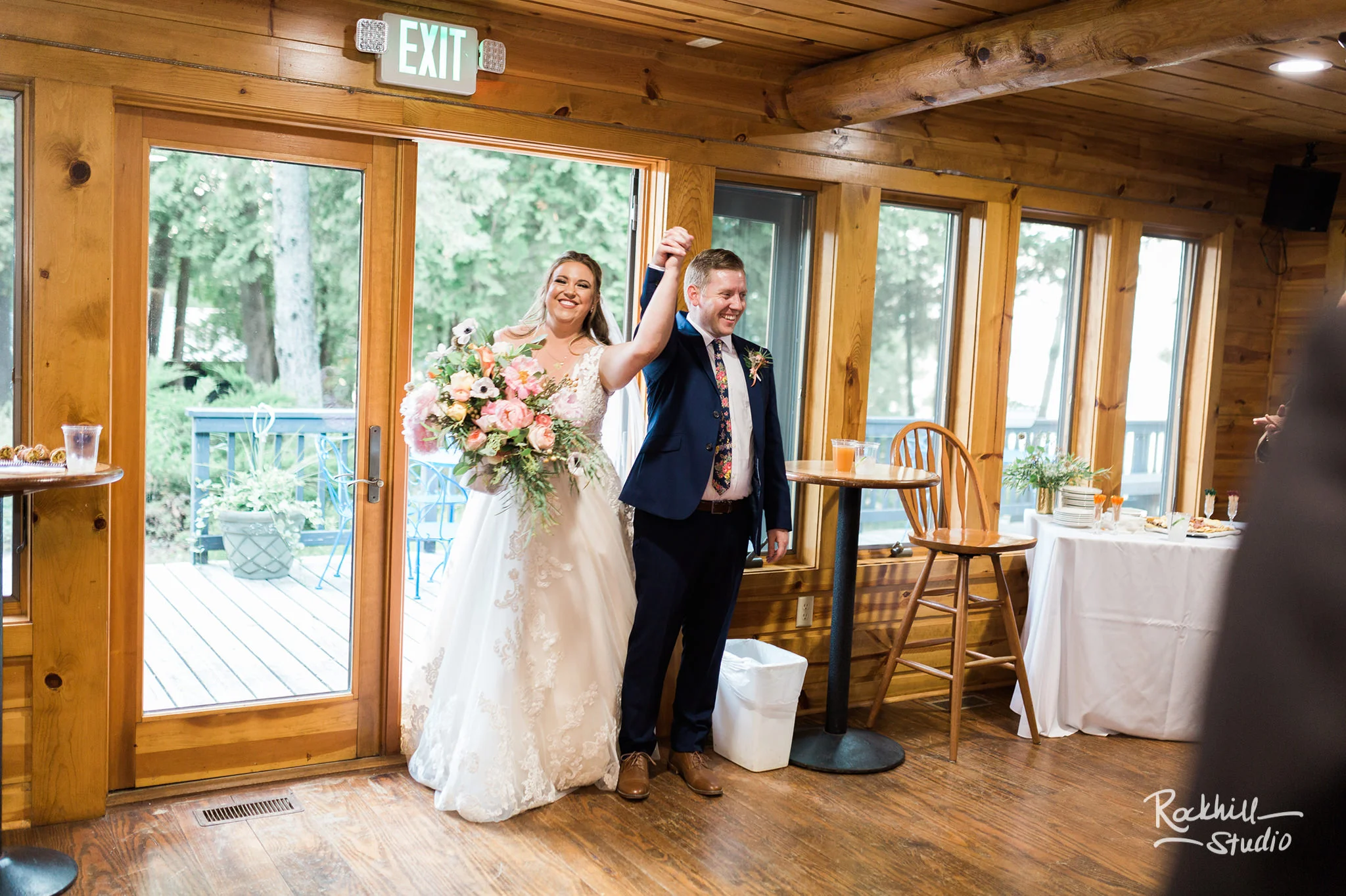 Drummond Island Wedding, Bride and Groom, Traverse City Wedding Photographer Rockhill Studio