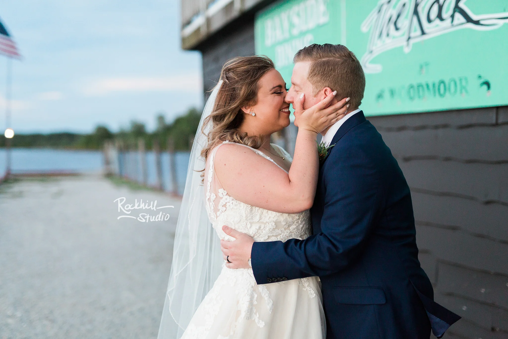 Drummond Island Wedding, Bride and Groom, Traverse City Wedding Photographer Rockhill Studio