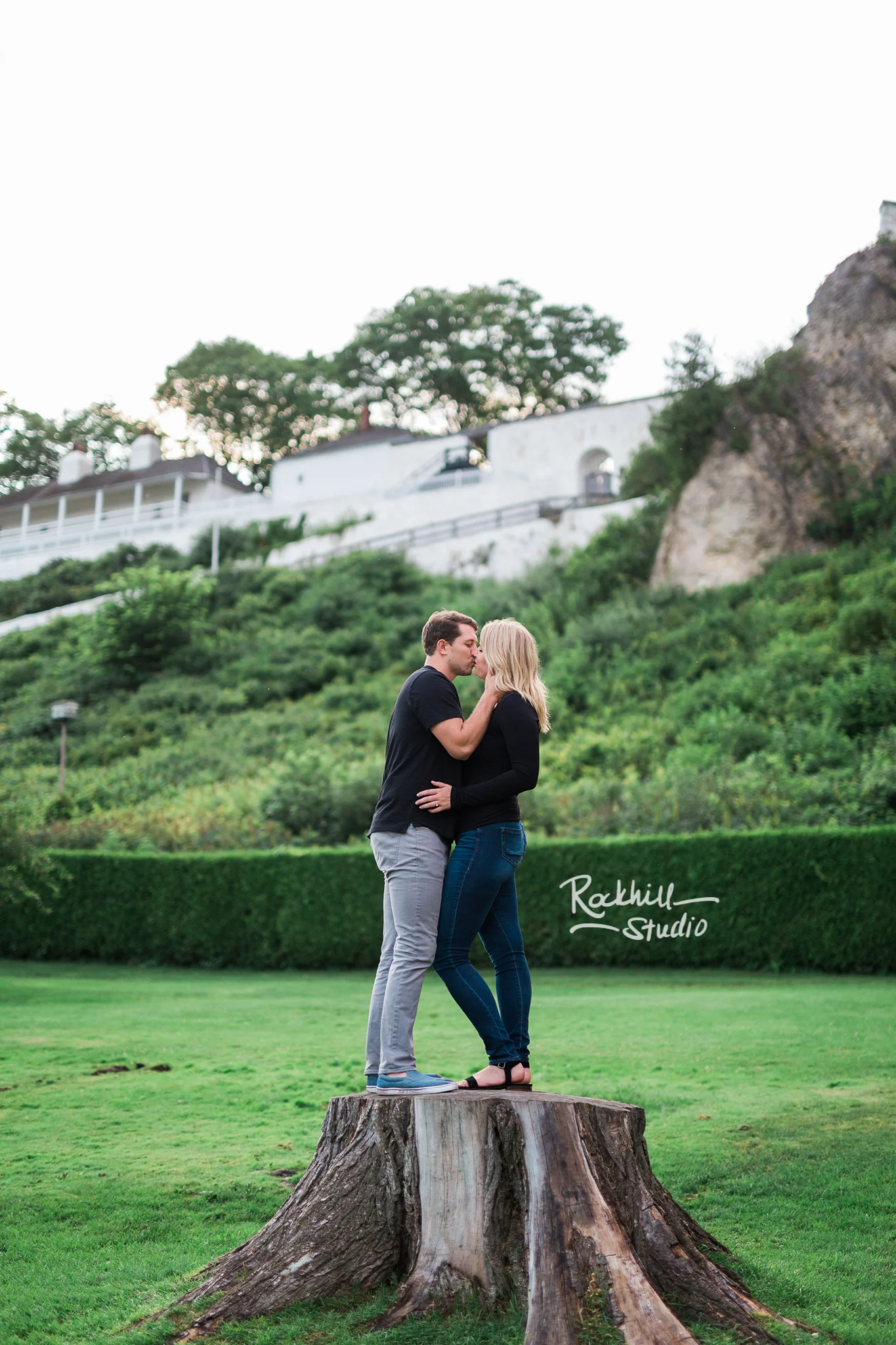 Mackinac Island Engagement, marquette park, Traverse City wedding photographer Rockhill Studio