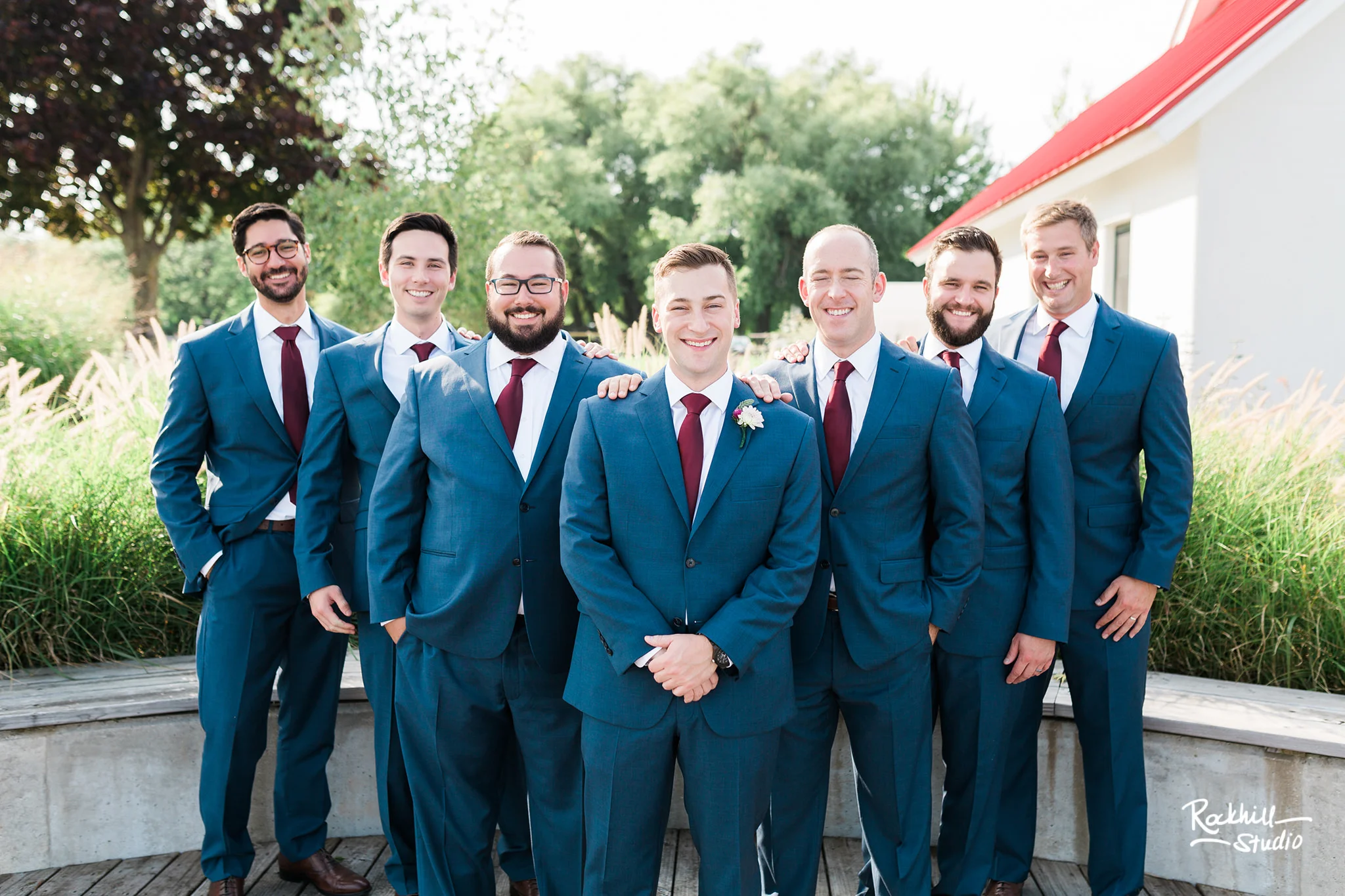 Northport michigan groomsmen, traverse city wedding photographer rockhill studio