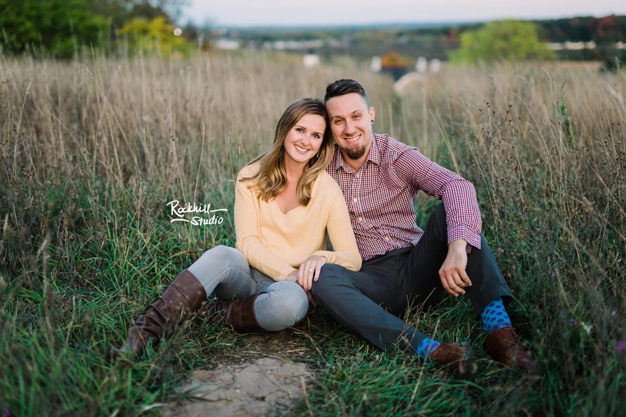 Traverse City Engagement and wedding photography, Cathedral Barn Park, Rockhill Studio