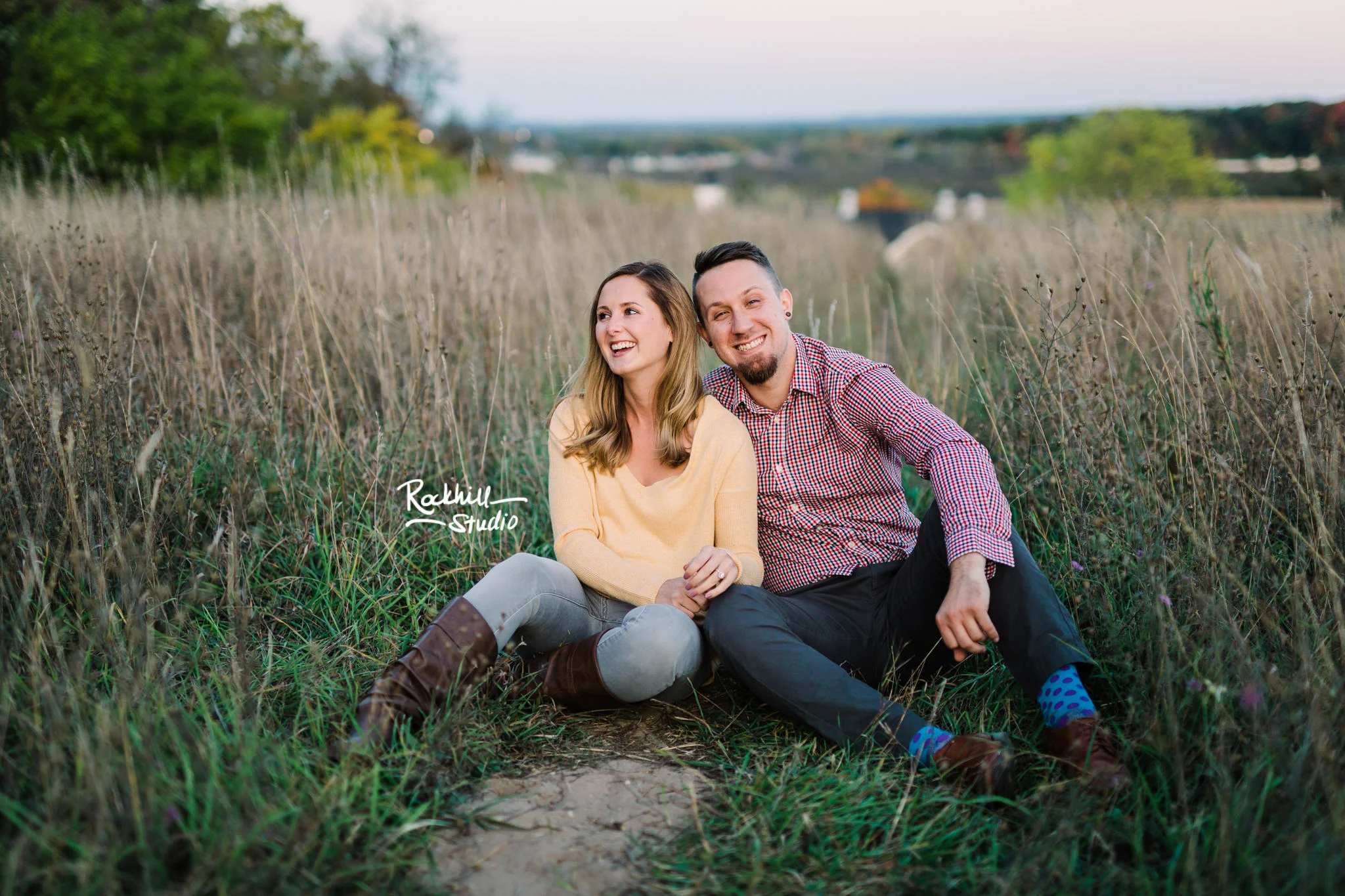 Traverse City Engagement and wedding photography, Cathedral Barn Park, Rockhill Studio