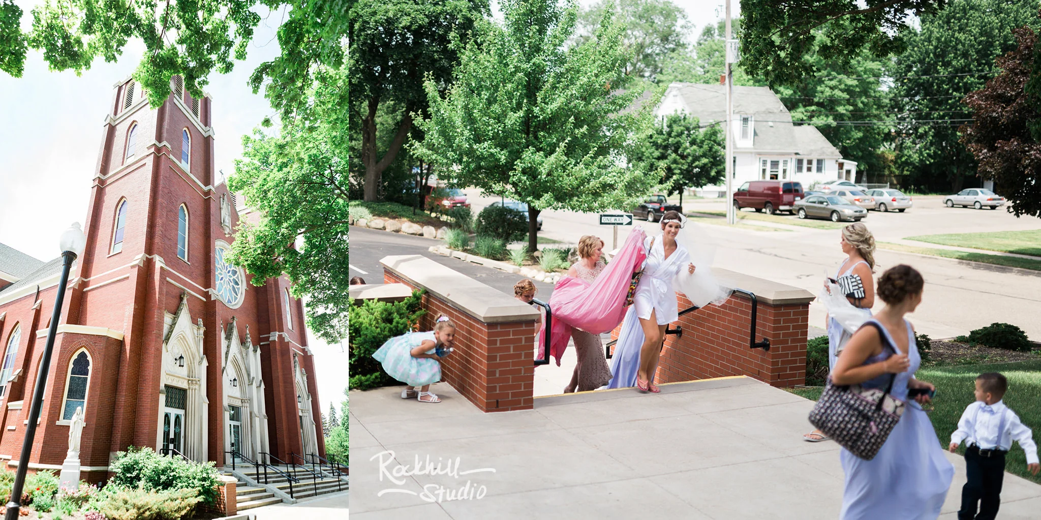 Grand rapids church wedding, traverse city wedding photographer Rockhill Studio