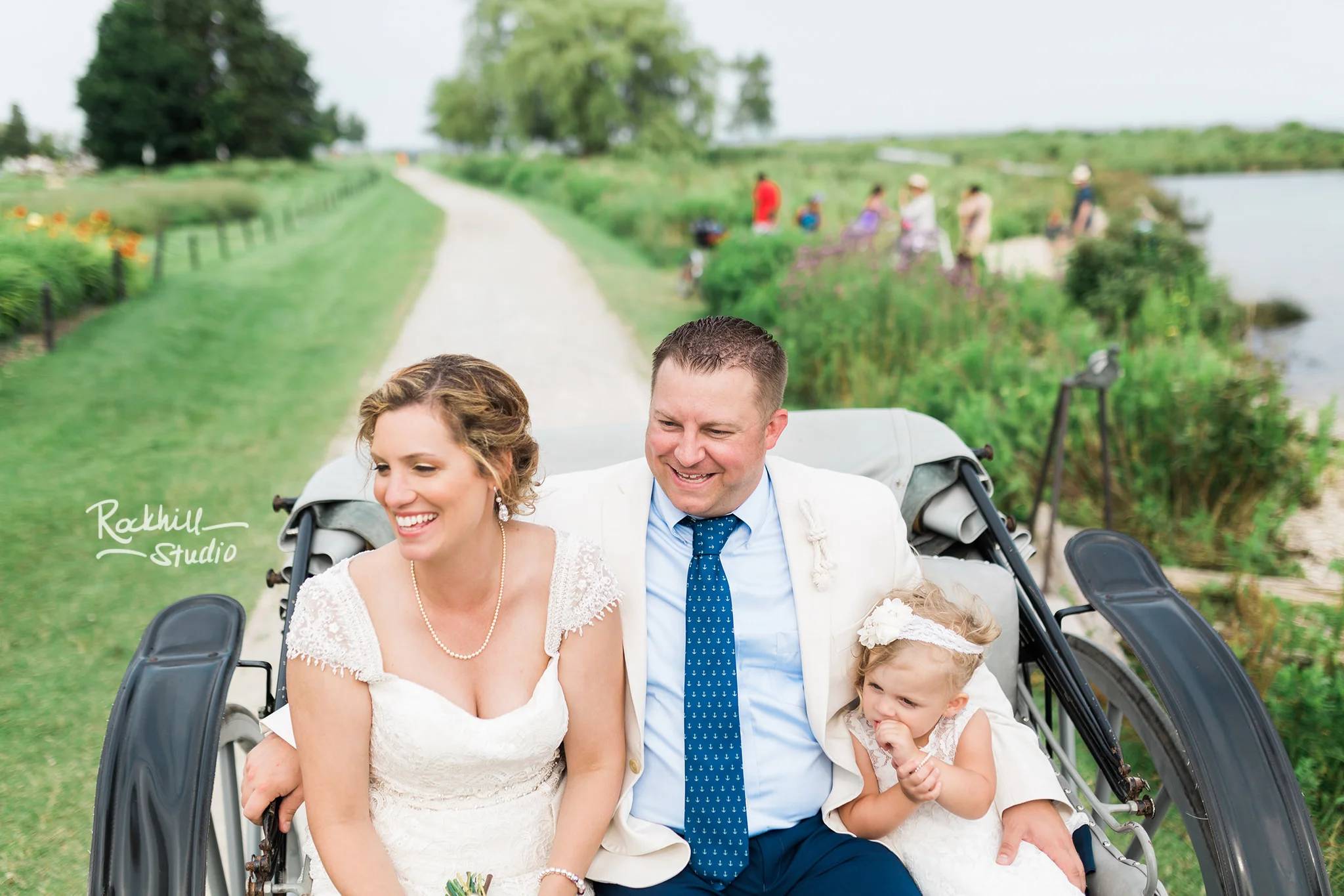 Mission Point Wedding, horse drawn carriage, Traverse City Wedding Photographer Rockhill Studio