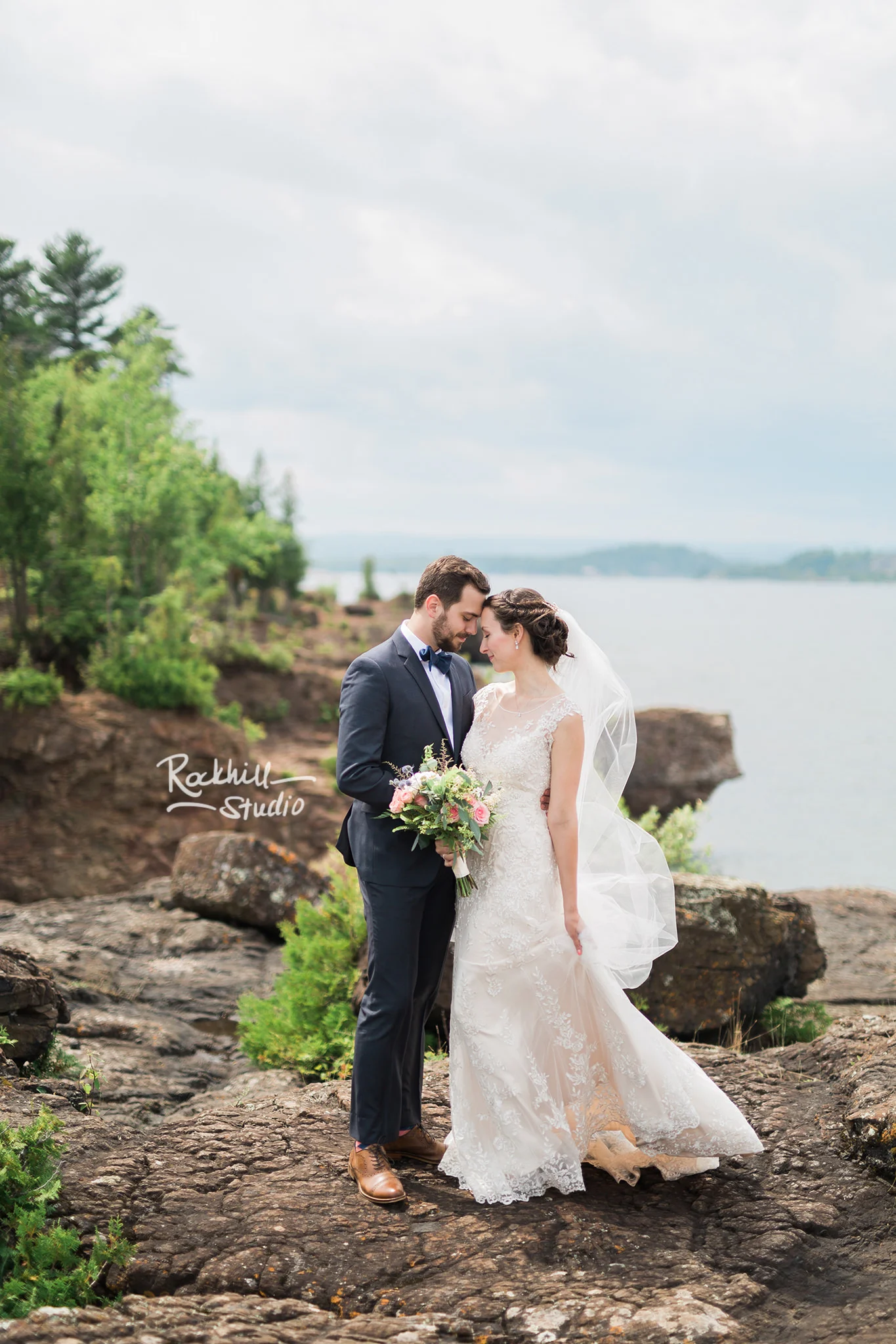 Wedding Party portraits, Traverse City wedding photographer Rockhill Studio
