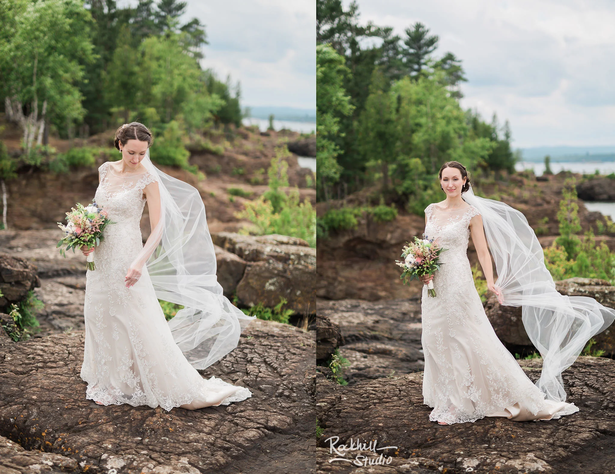 Wedding Party portraits, Traverse City wedding photographer Rockhill Studio