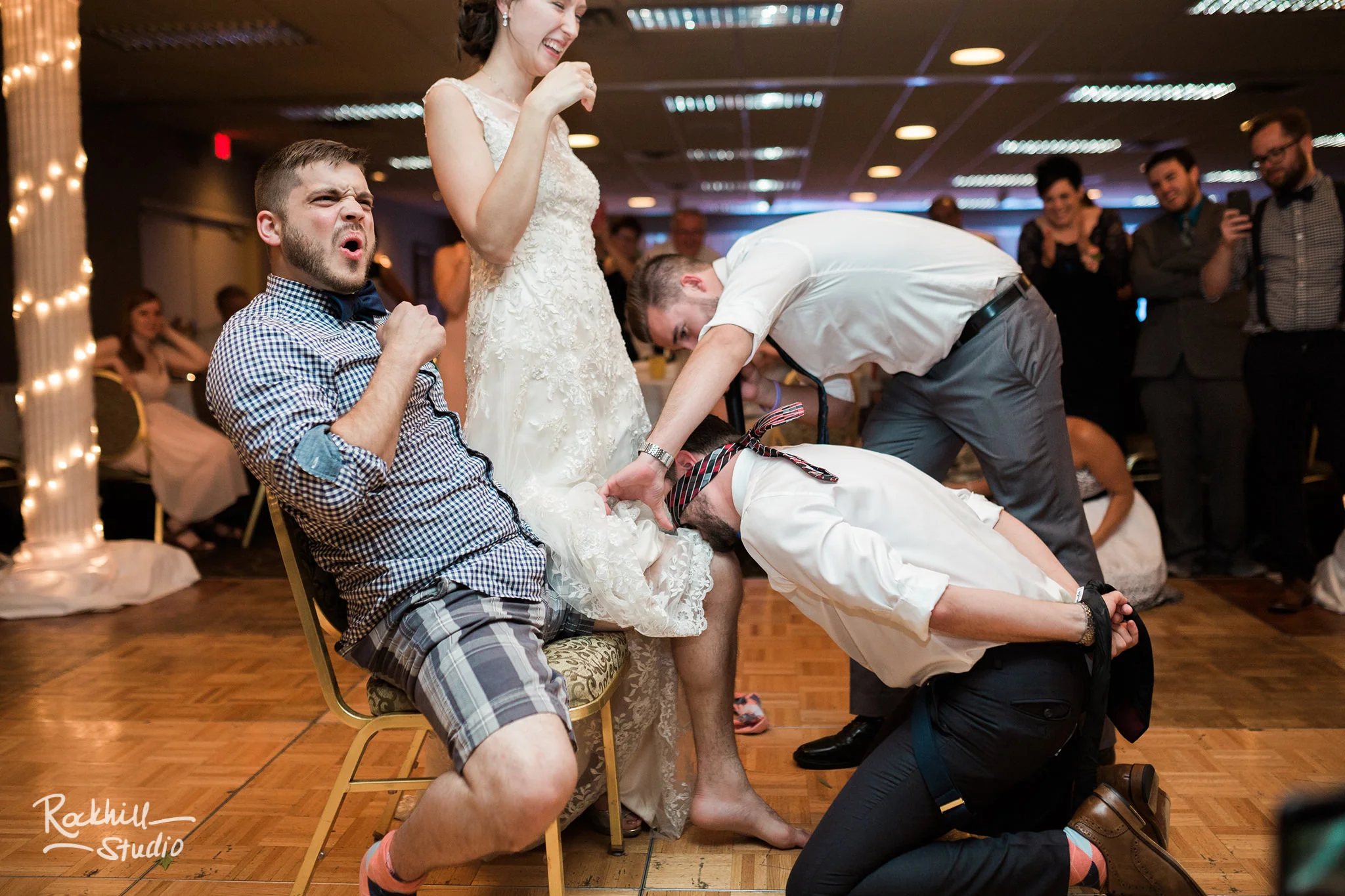 reception details, Traverse City wedding photographer Rockhill Studio