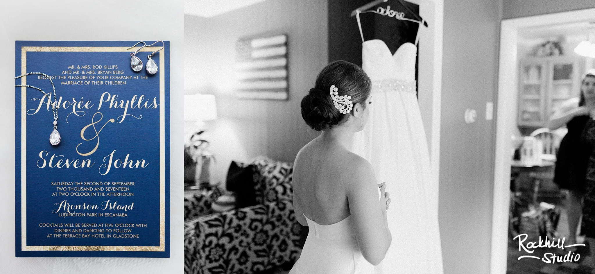 Traverse City Wedding Photography, getting ready, Rockhill Studio, Escanaba