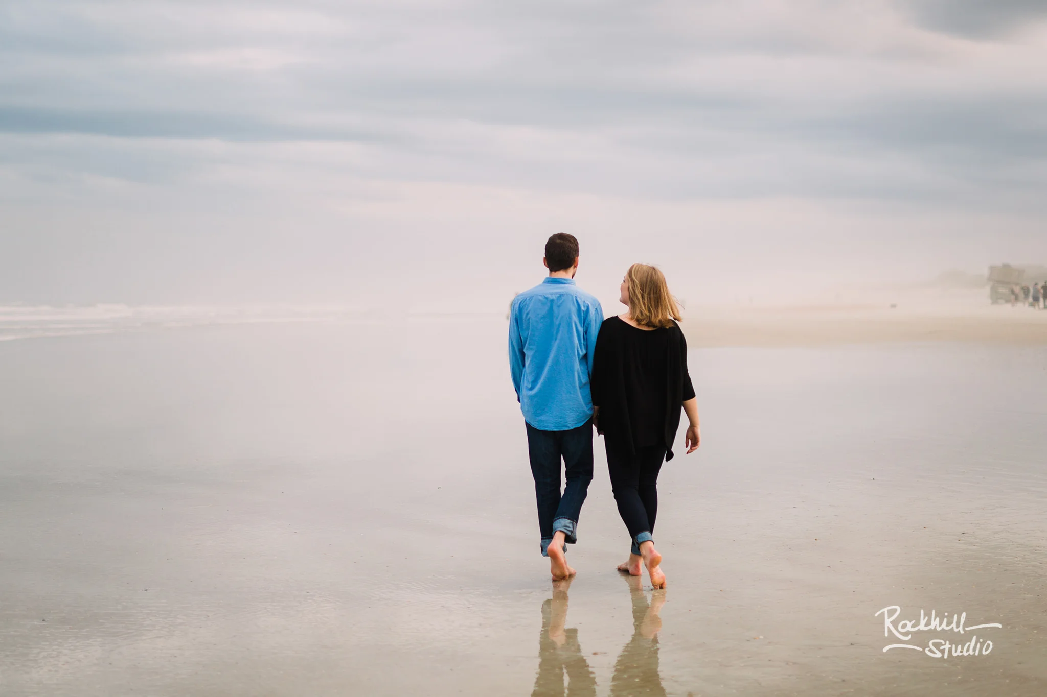 Traverse City wedding photographer, destination engagement St. Augustine, Florida beach