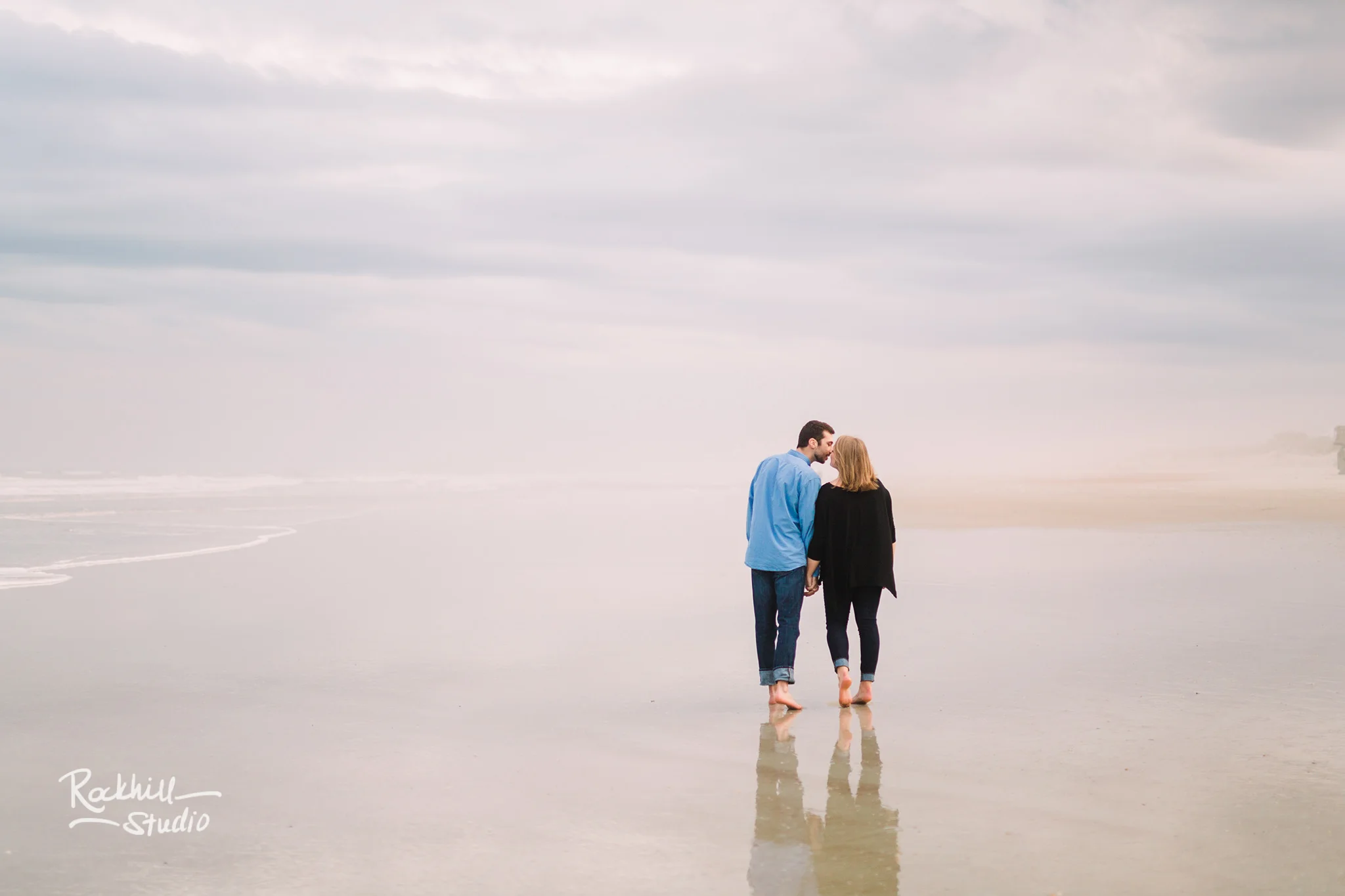 Traverse City wedding photographer, destination engagement St. Augustine, Florida beach