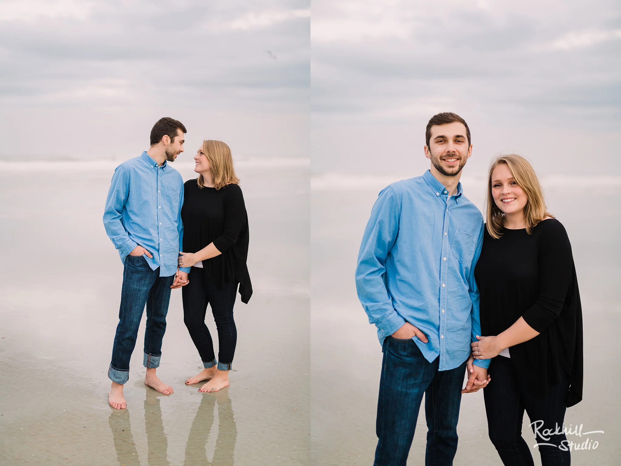 Traverse City wedding photographer, destination engagement St. Augustine, Florida beach