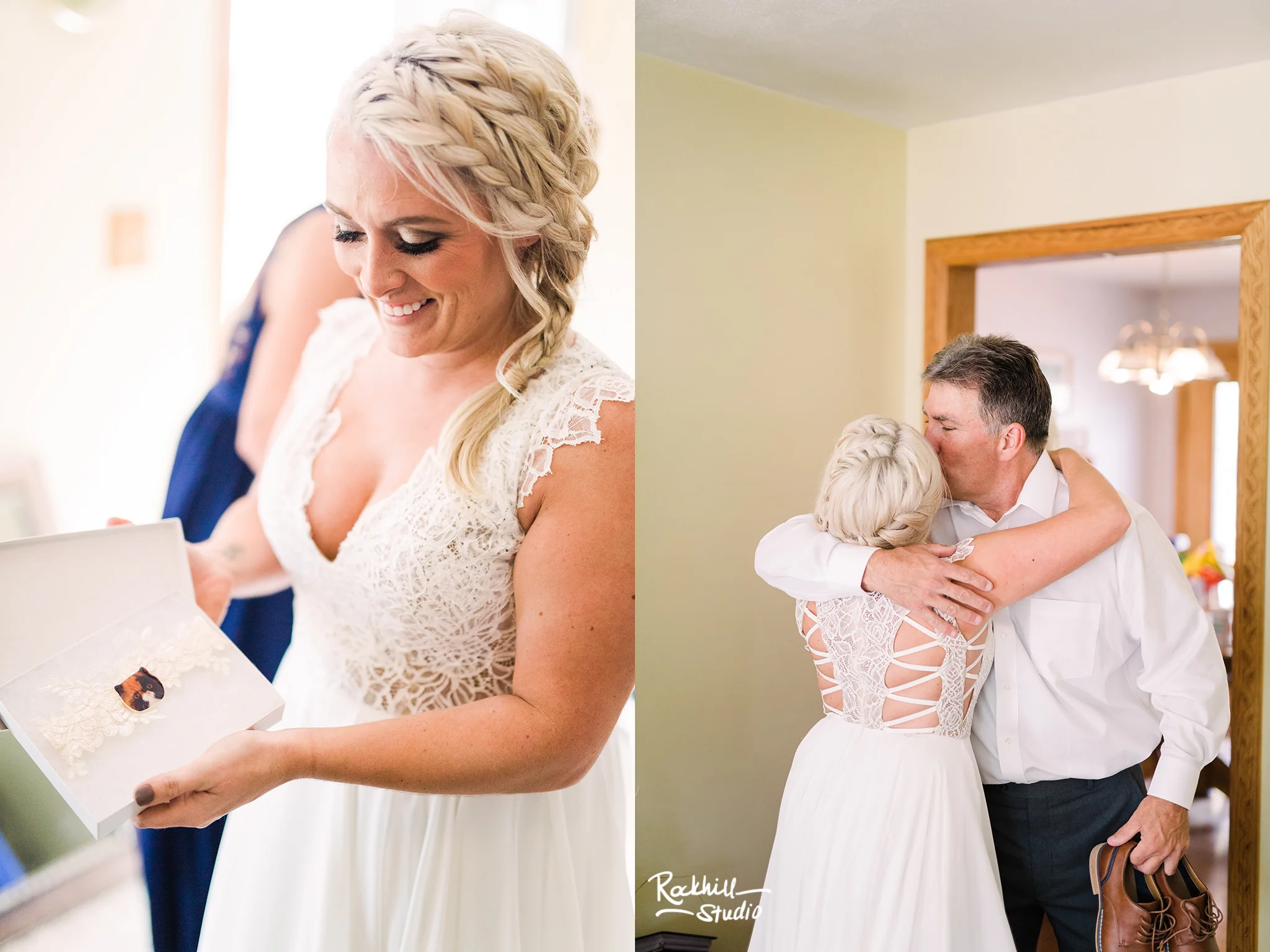 Traverse City Wedding Photographer, bride getting ready, Rockhill Studio