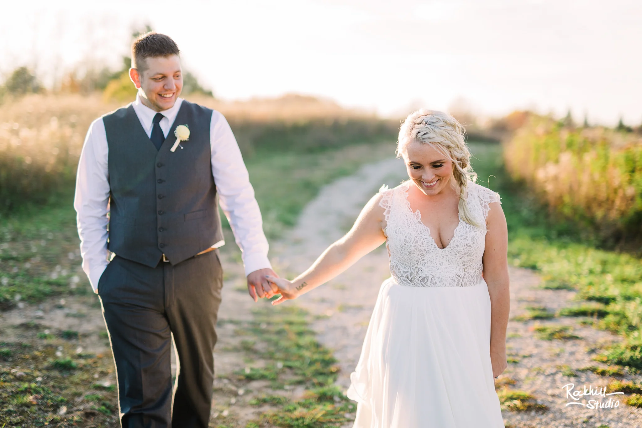 Traverse City Wedding Photographer, bride and groom northern michigan, Rockhill Studio